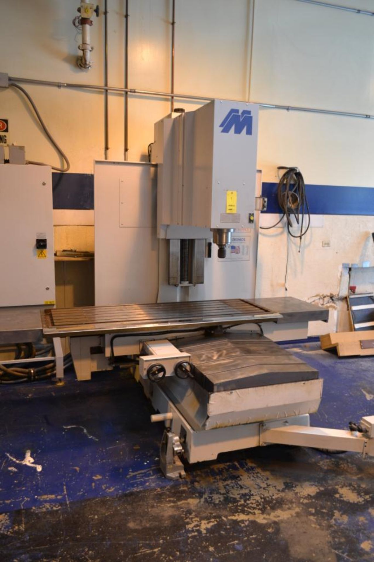 Milltronics CNC Vertical Mill Model RH30, S/N 7909 (2004), 24 in. x 72 in. Work Table, Centurion 7 C