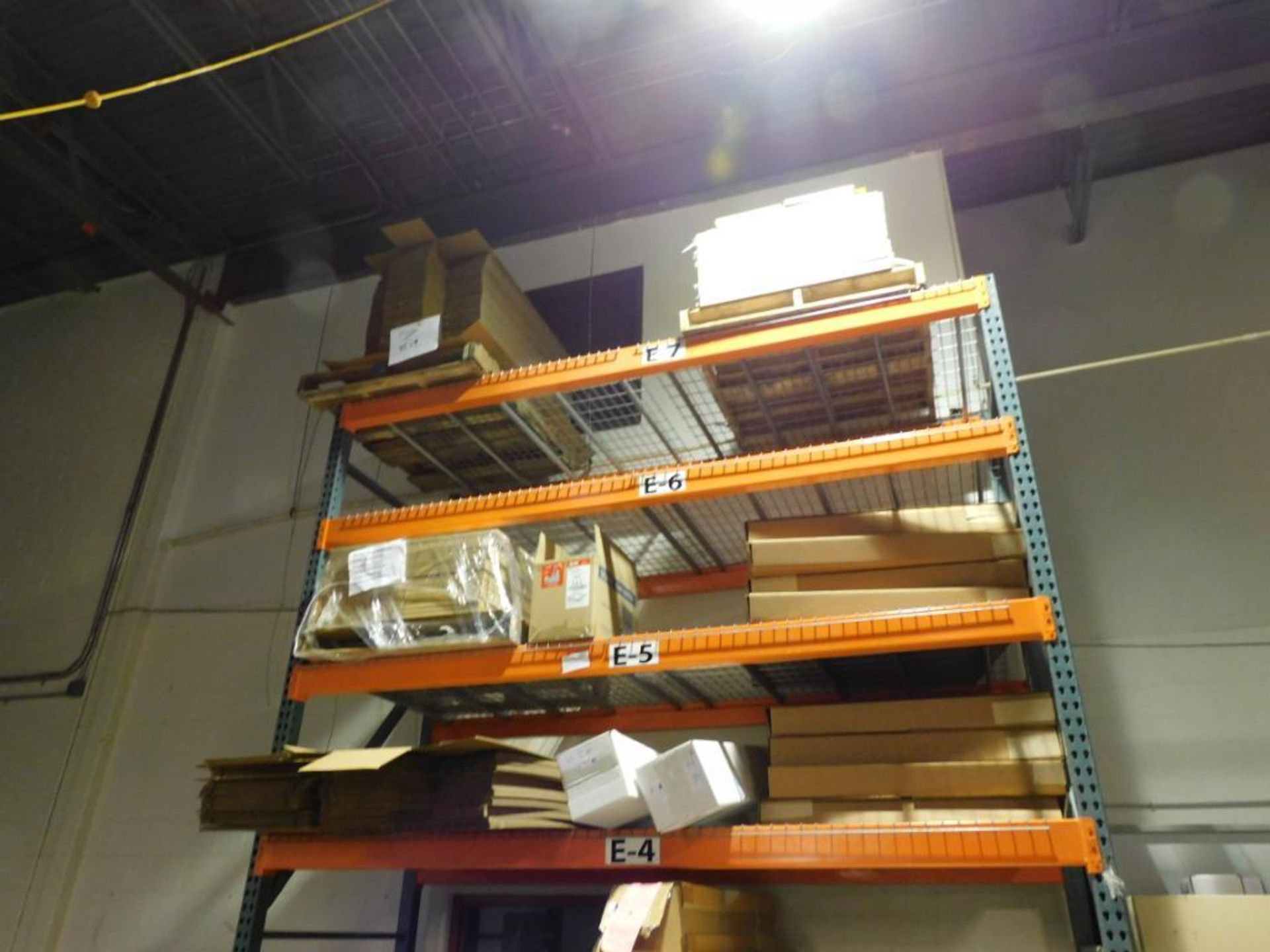 LOT: Assorted Cardboard & Rolls of Material (on pallet rack - contents only) - Image 6 of 6
