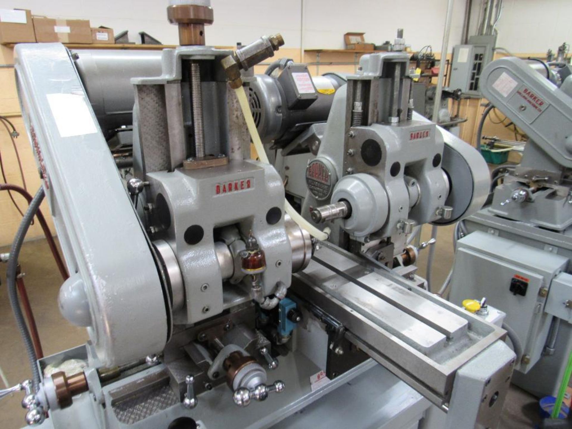 Barker 2-Spindle Horizontal Production Mill Model AMD2, S/N 1662LG, 6 in. x 20 in. Pneumatic Feed Wo - Image 2 of 4