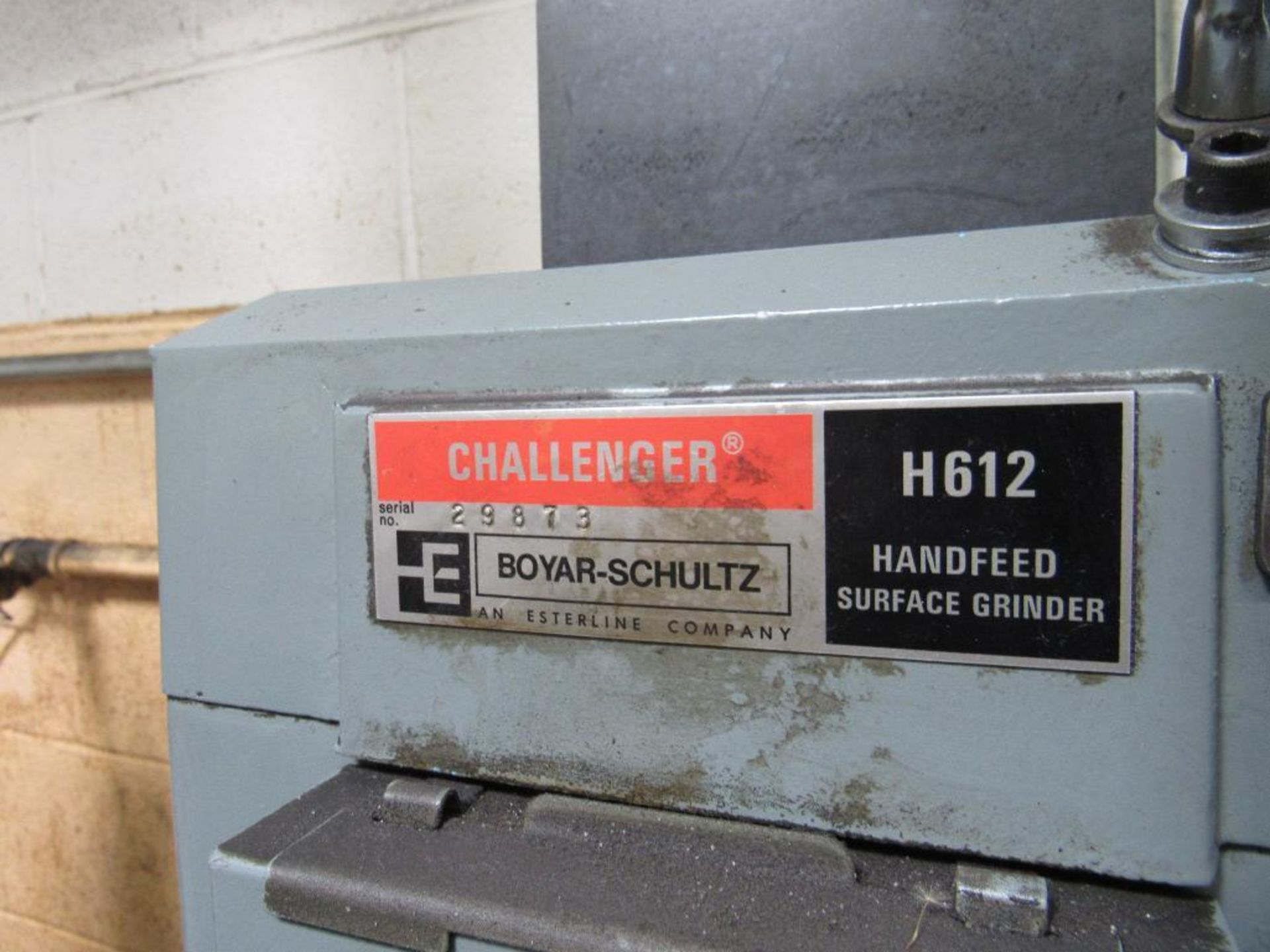 Boyar Schultz 6 in. x 12 in. Hand Feed Surface Grinder Model H612, S/N 29873 - Image 4 of 4