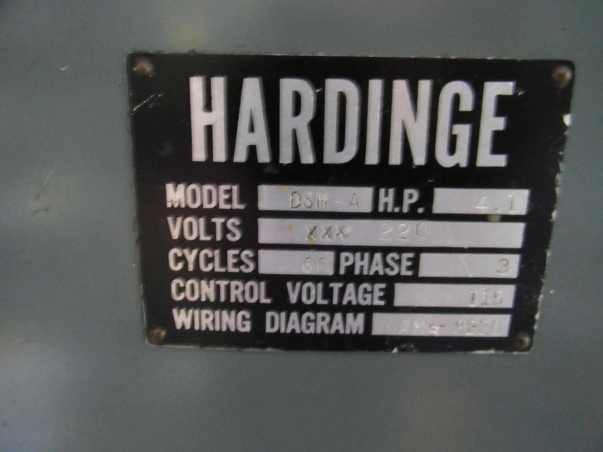 Hardinge Super Precision Bar & Second Operation Machine Model DSM-A, 4.1 HP - Image 7 of 7