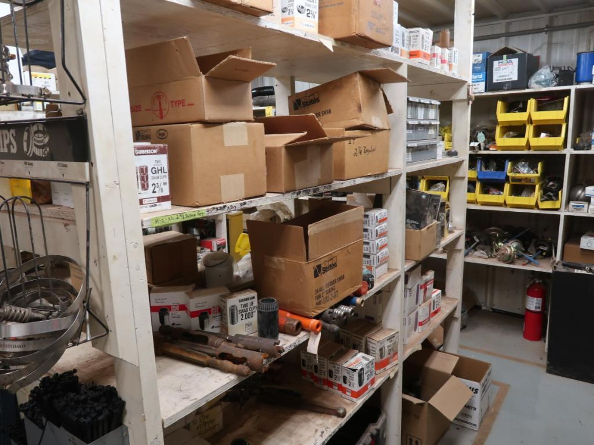 LOT: Contents of Parts Room Office including Truck Parts, Tools, Starters, Alternators, Magnetic Dri - Image 5 of 11