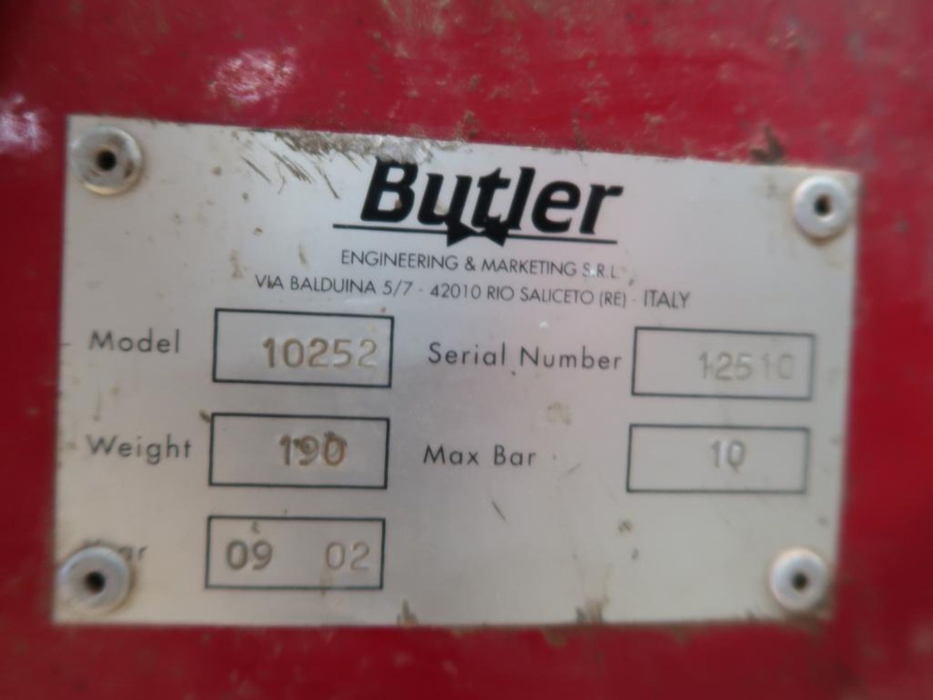 Butler / Hunter Engineering Tire Machine Model MD10252, S/N 12510 - Image 4 of 4