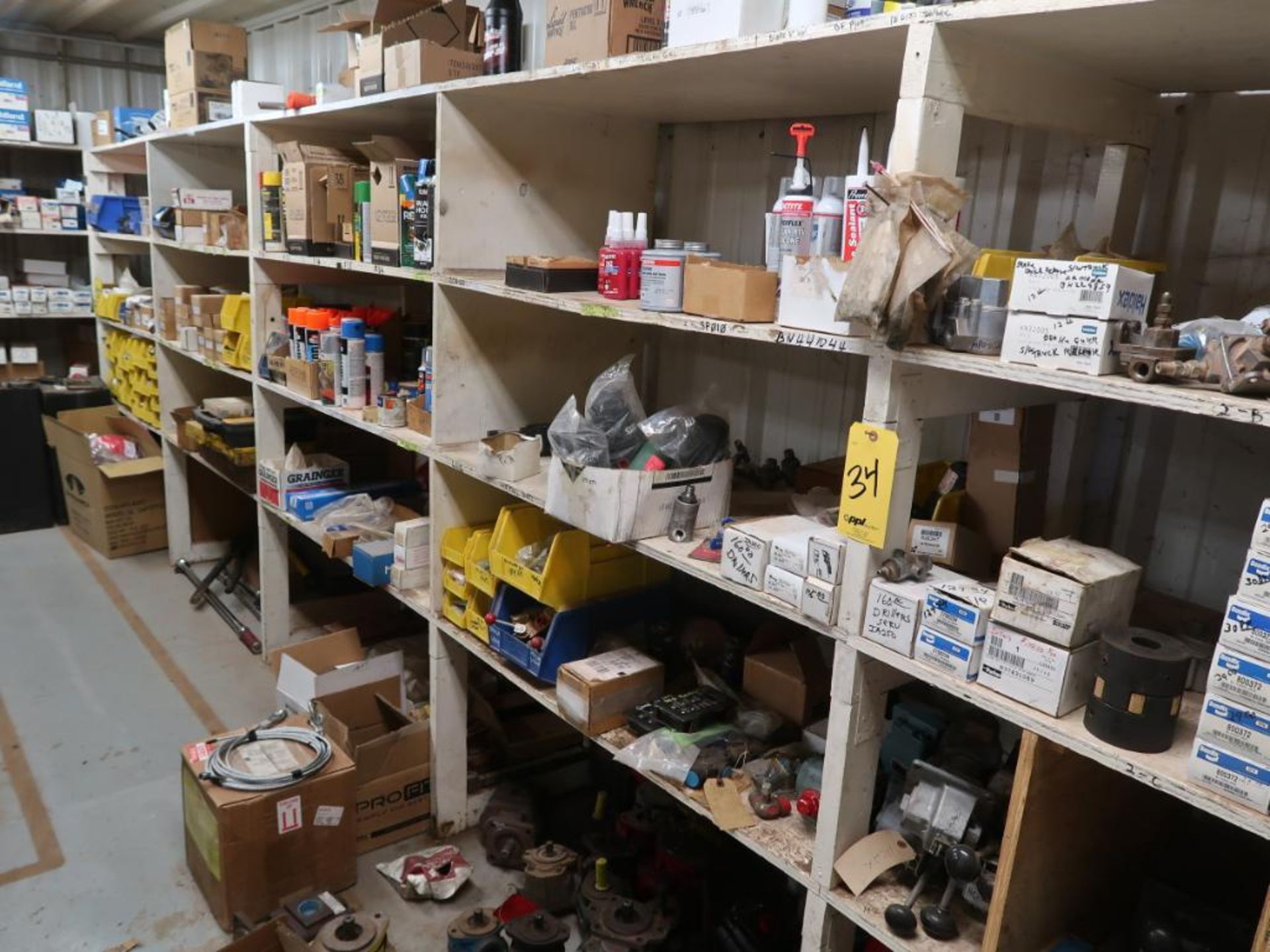 LOT: Contents of Parts Room Office including Truck Parts, Tools, Starters, Alternators, Magnetic Dri - Image 2 of 11