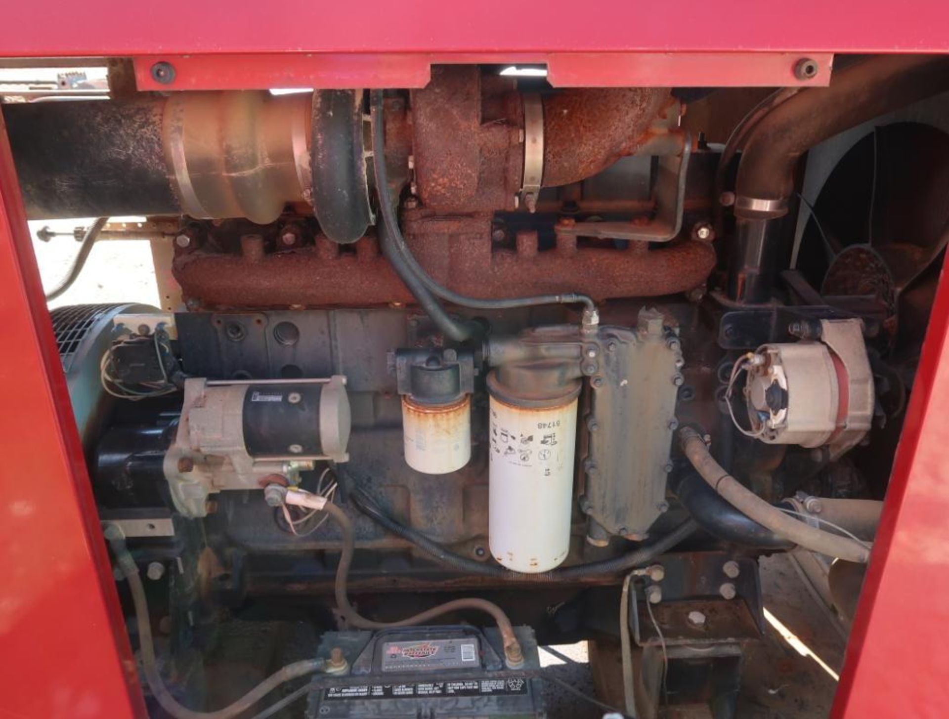 Skid Mounted Case Diesel Generator Model PX240, S/N DJA0019876, 6-Cylinder, 8973 hours - Image 6 of 9