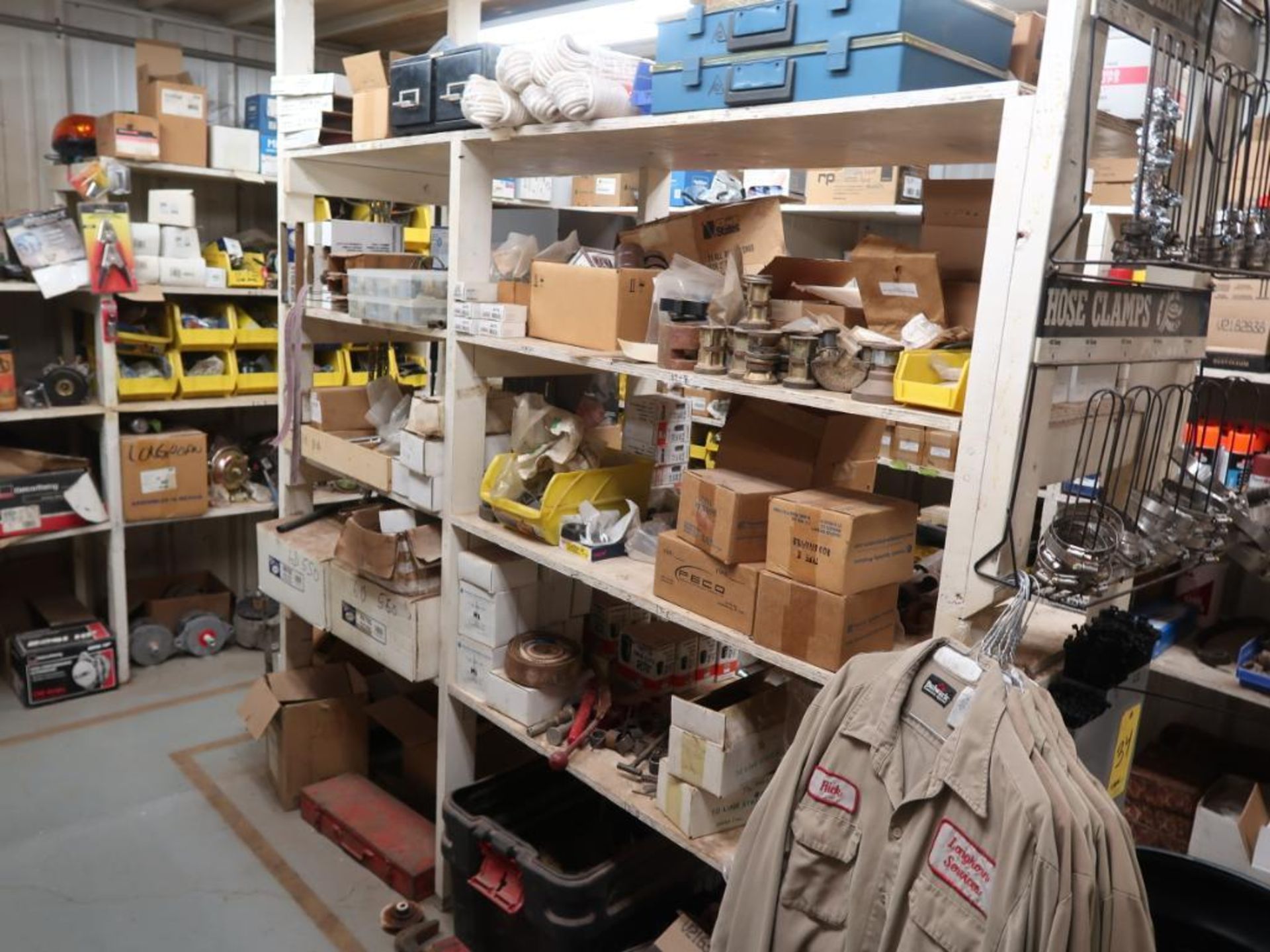 LOT: Contents of Parts Room Office including Truck Parts, Tools, Starters, Alternators, Magnetic Dri - Image 4 of 11