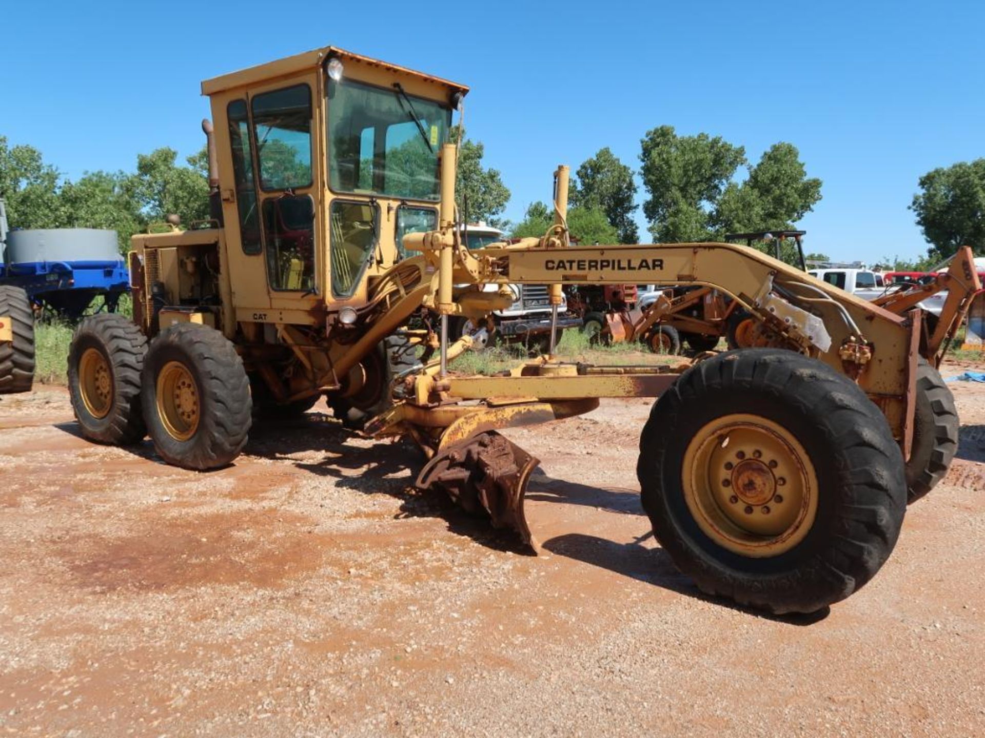 1986 Caterpillar Motor Grader Model 120G, S/N 87V07851, 142 in. Blade - Image 2 of 7