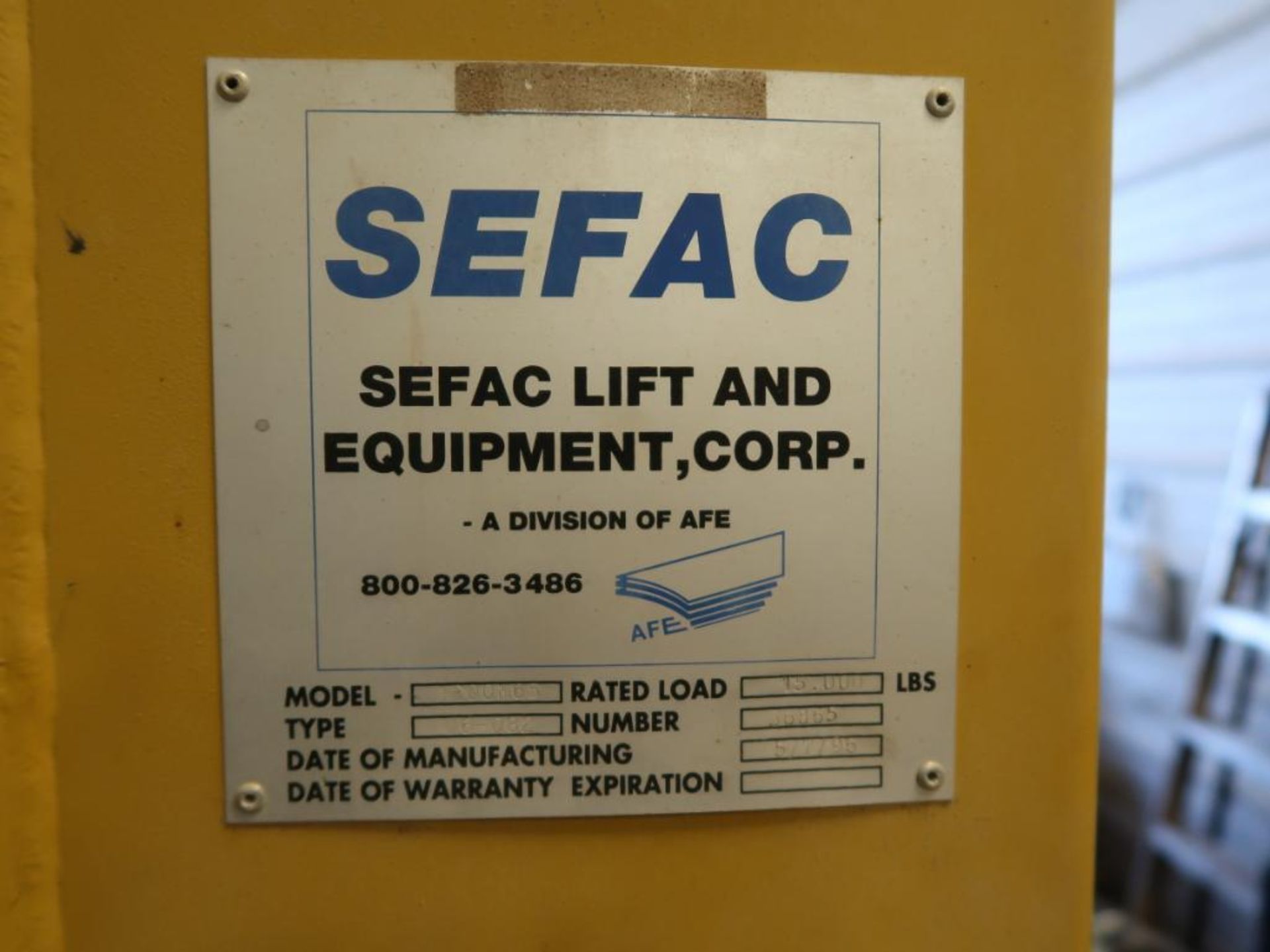 Sefac 60,000 lb. Total Truck Lift Model 1200M65 Type 06-082, Portable 4-Post, S/Ns 36865, 36863, 368 - Image 5 of 6