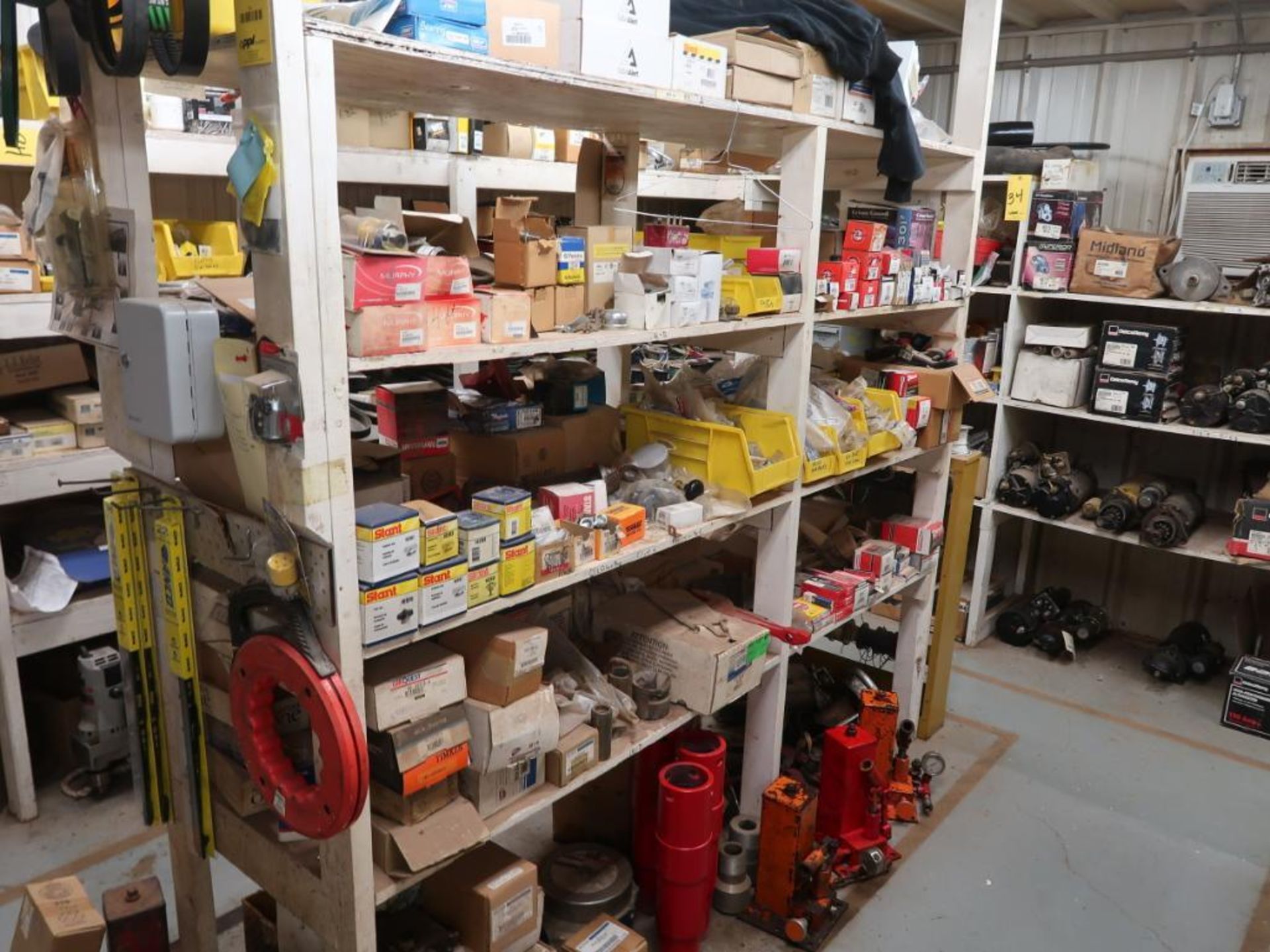 LOT: Contents of Parts Room Office including Truck Parts, Tools, Starters, Alternators, Magnetic Dri - Image 6 of 11