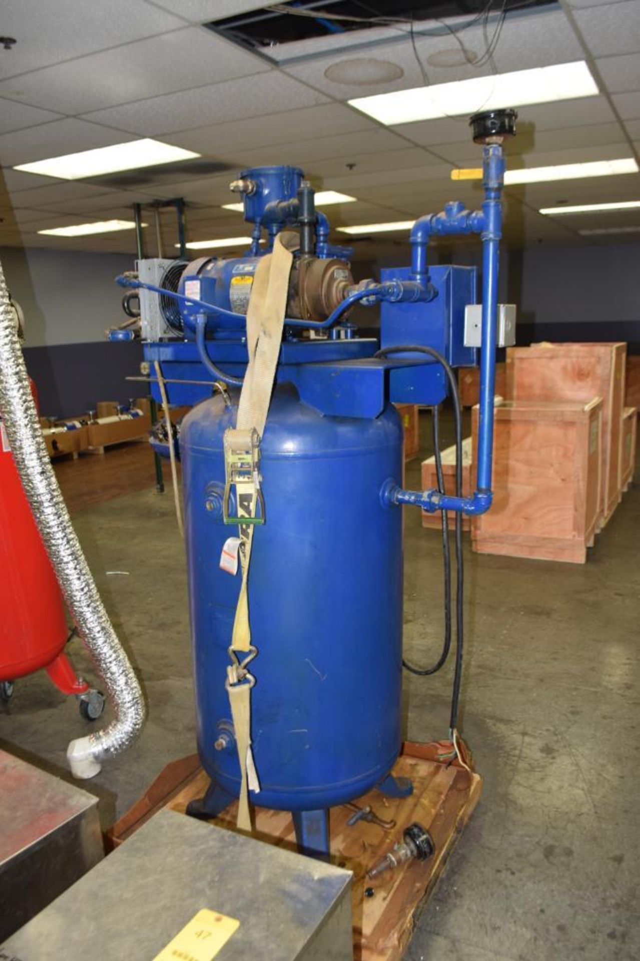 ATLANTIC FLUIDICS Vacuum System Consisting Of: (1) Tuthill Vacuum Pump, Driven By A 3HP Motor, S/N 2 - Image 2 of 5