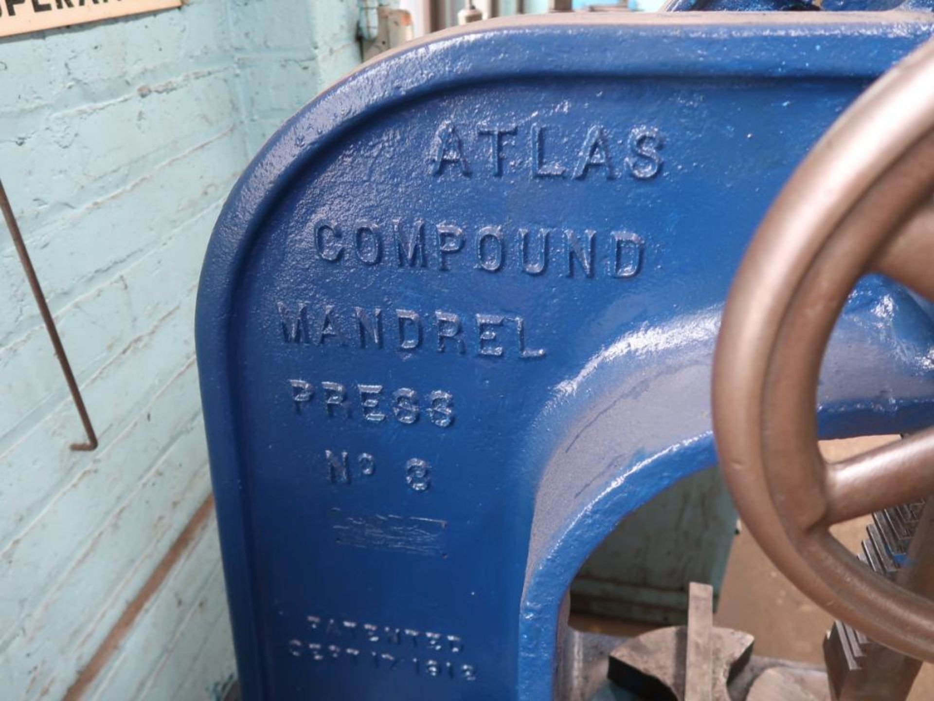 Atlas Floor Type Compound Mandrel Press - Image 2 of 2