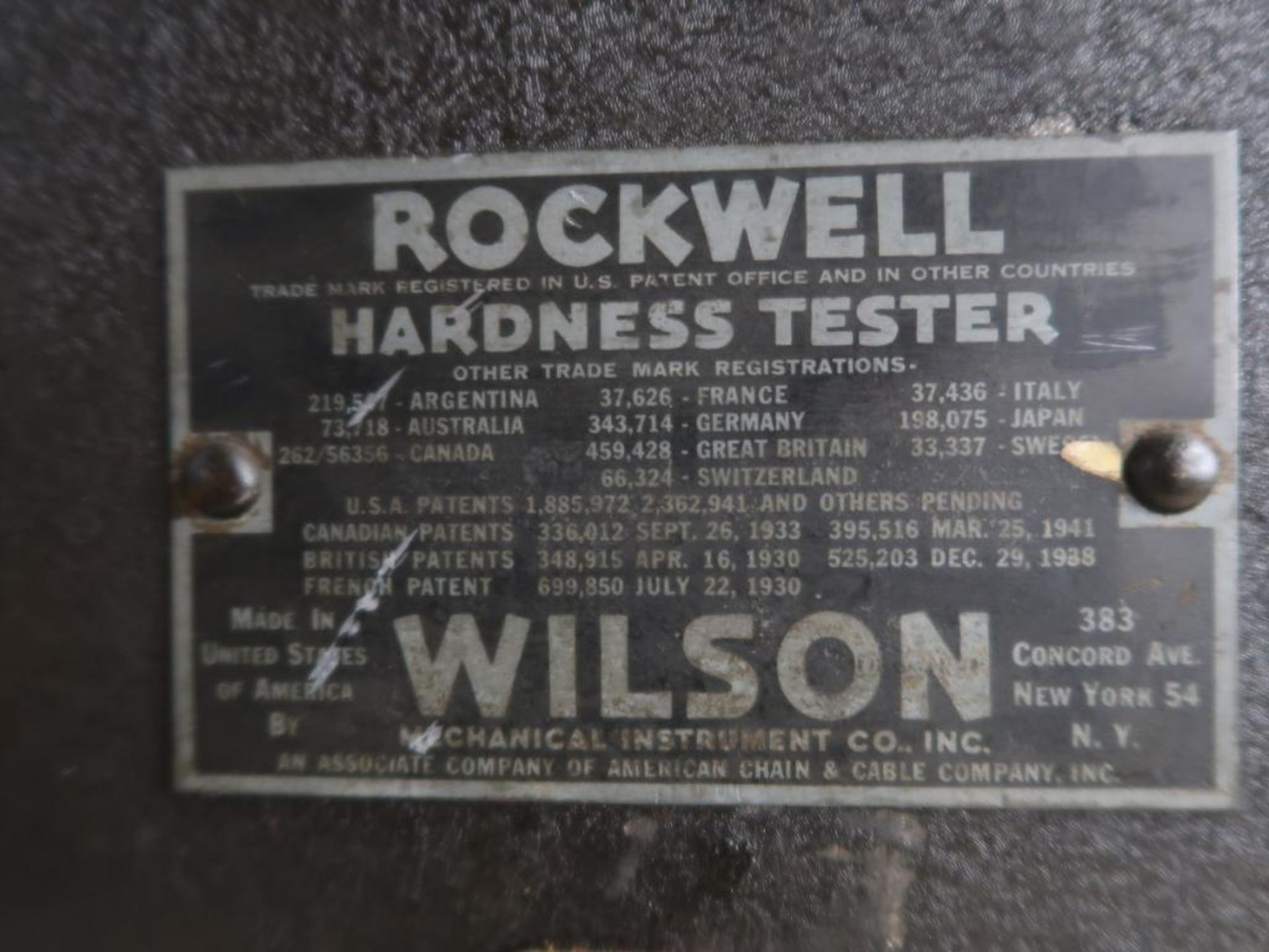 Rockwell Hardness Tester - Image 2 of 2