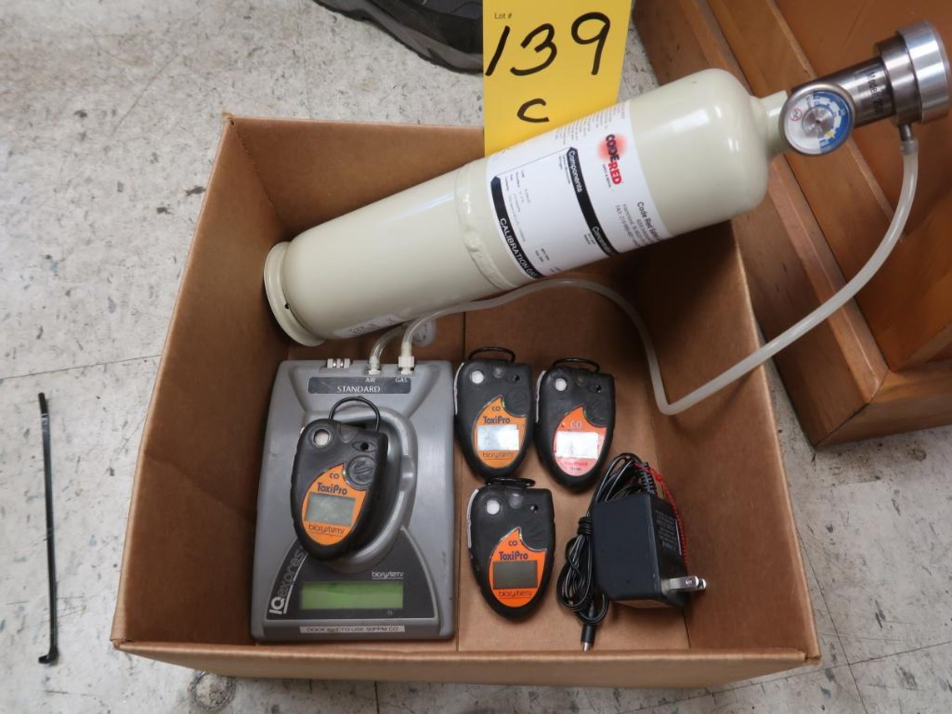 LOT: (4) Assorted ToxiPro Gas Detectors with IQ Express Docking Station