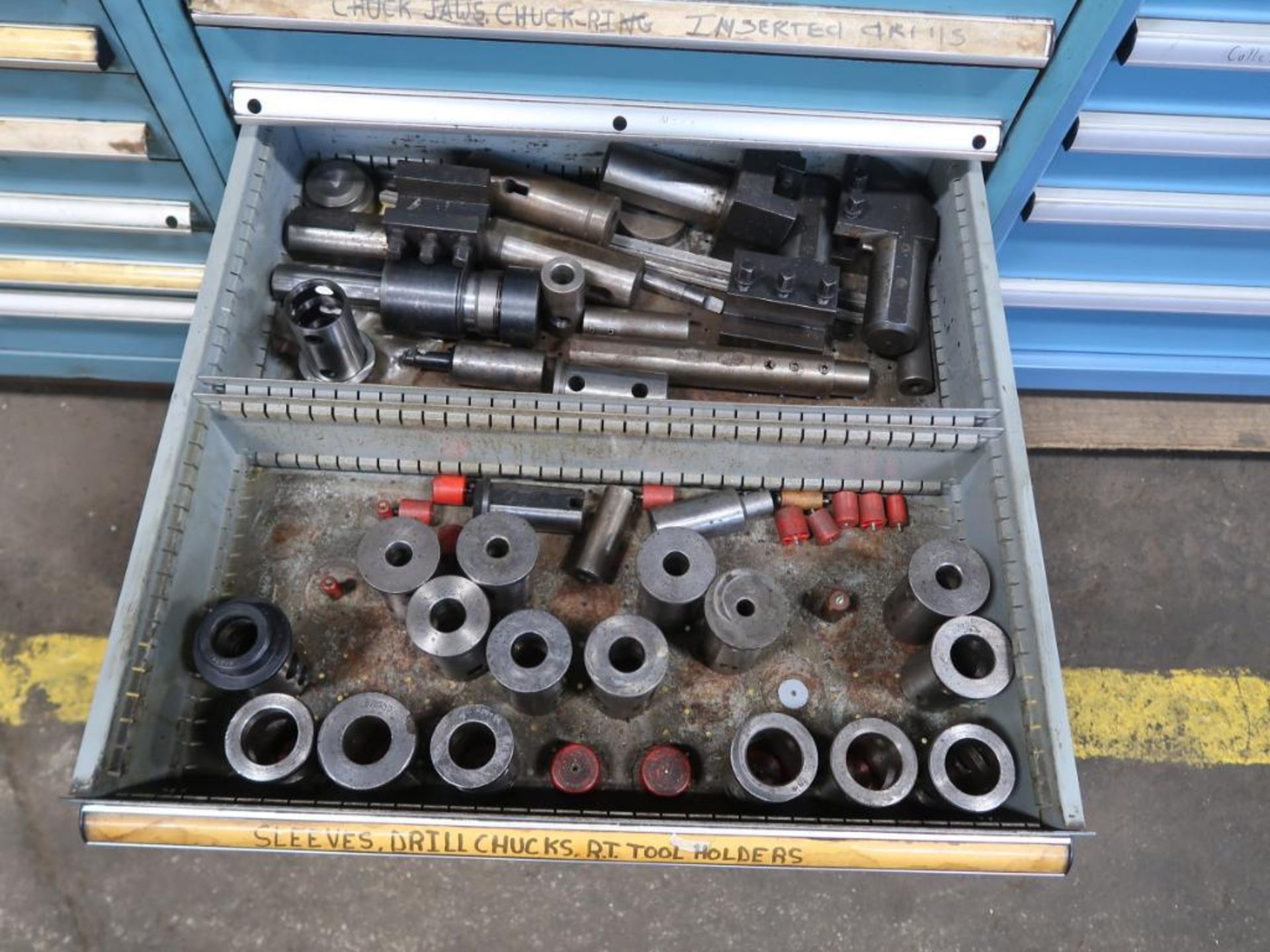 LOT: Lista 9-Drawer Cabinet with Contents including Tooling, Lathe Parts, etc. - Image 6 of 7