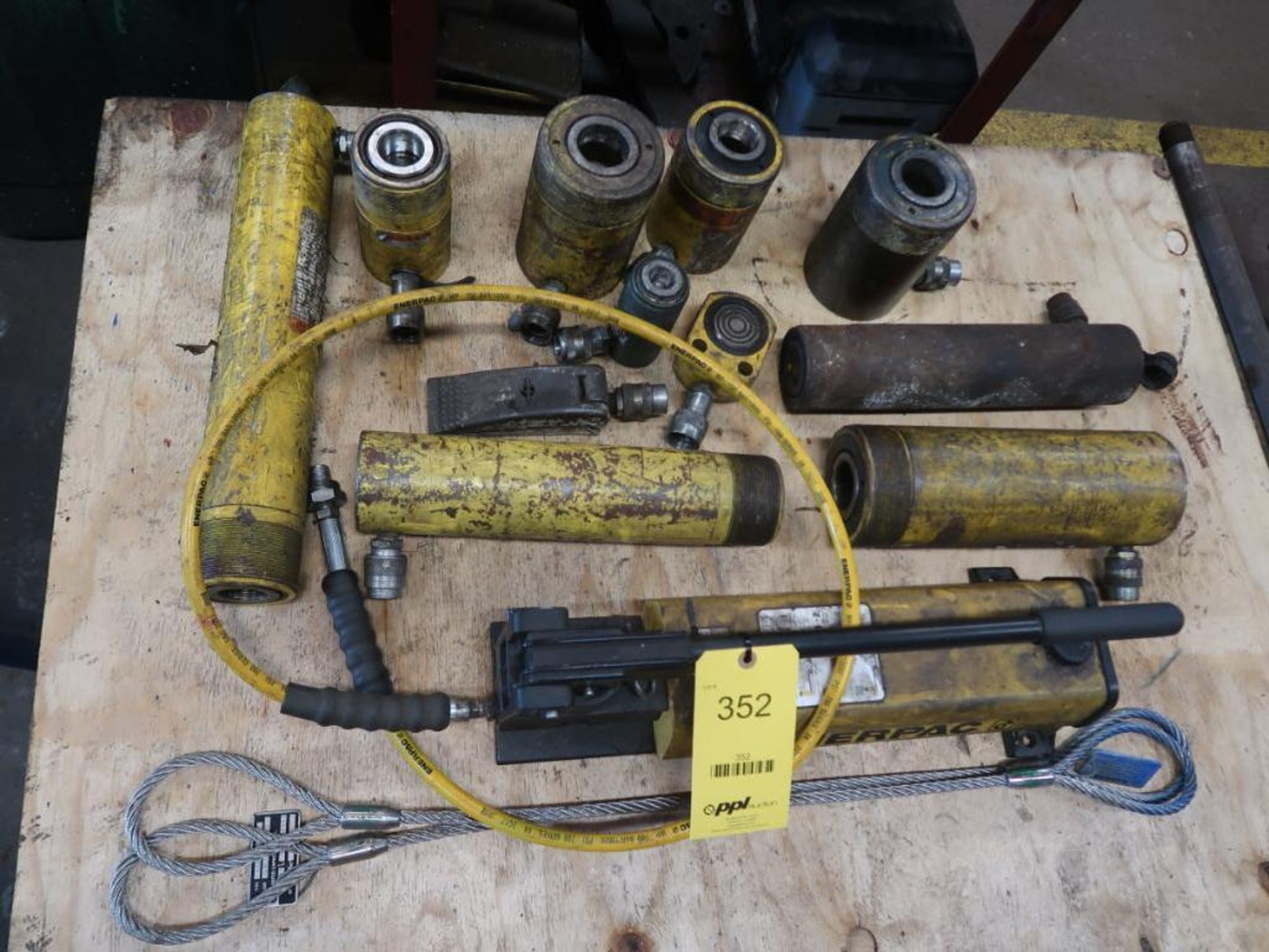 LOT: Assorted Enerpac Pumps & Pistons