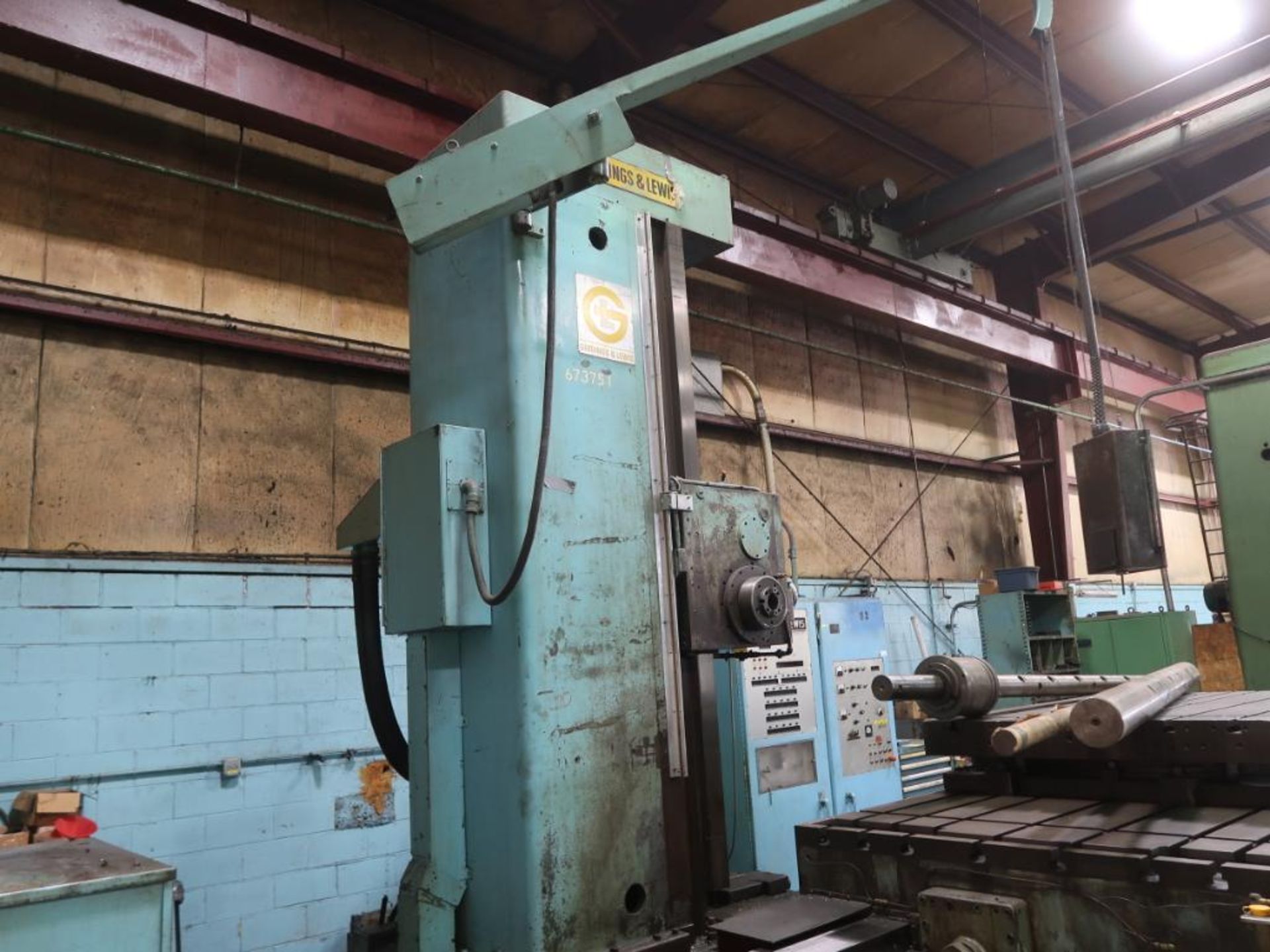 Giddings & Lewis 5 in. Horizontal Boring Mill Model 70-65-T3X, S/N 410-4-66 (1963), 60 in. x 122 in. - Image 11 of 18