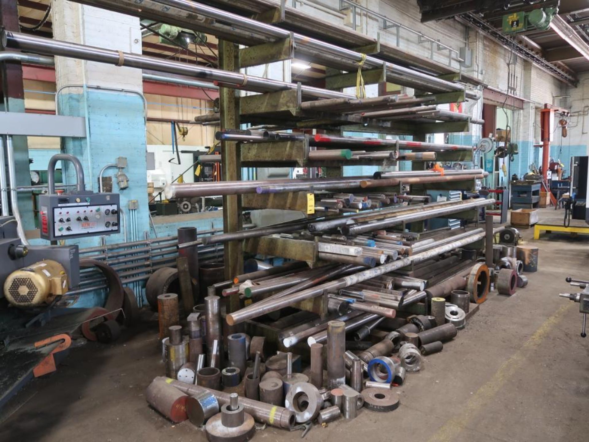 LOT: Assorted Bar Stock & Cut-offs of Various Sizes consisting of 300 & 400 Stainless Steel & Carbon