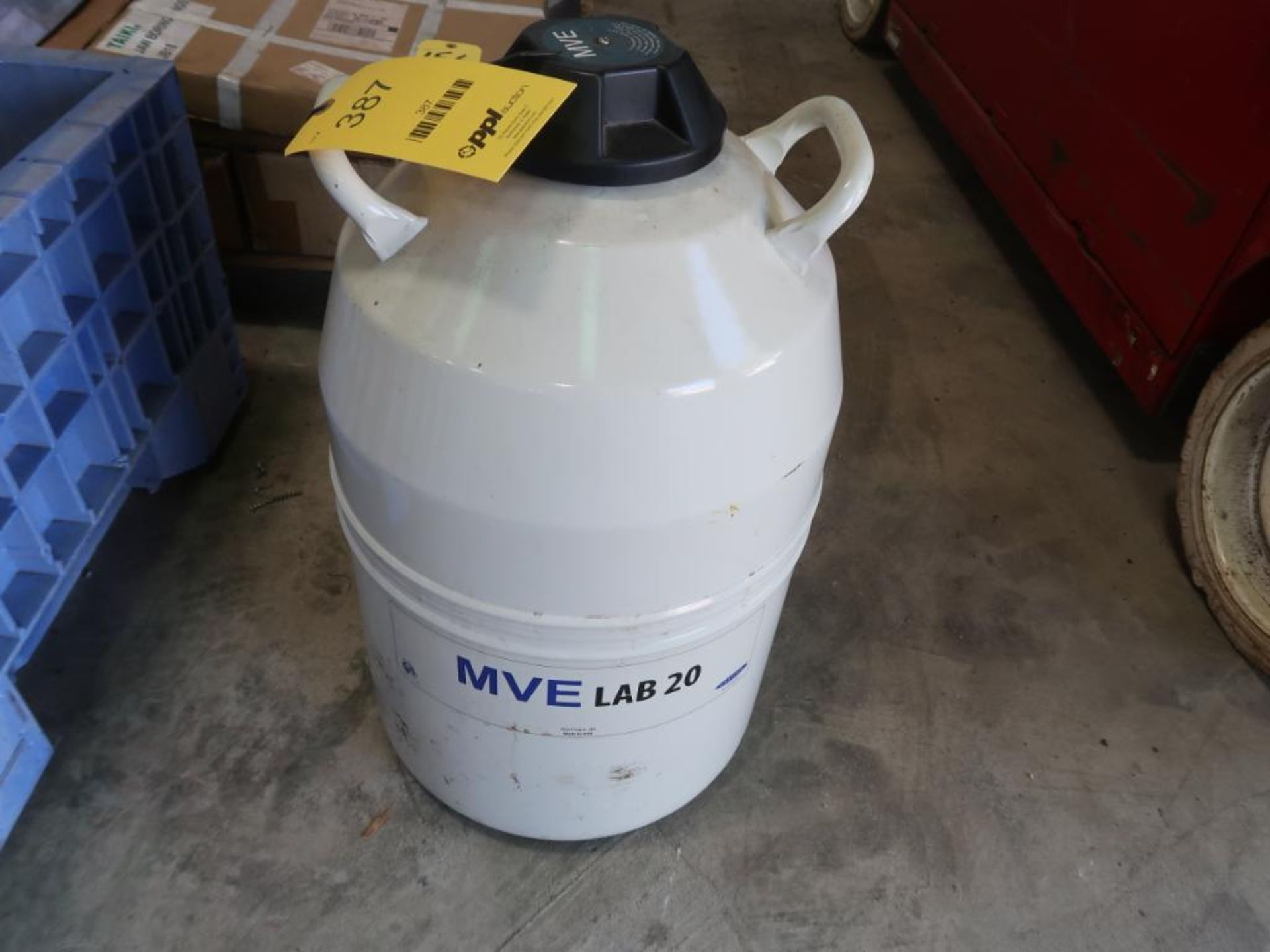 MVE Lab 20 Liquid Nitrogen Tank, 20 Liter Capacity (in Building 1)