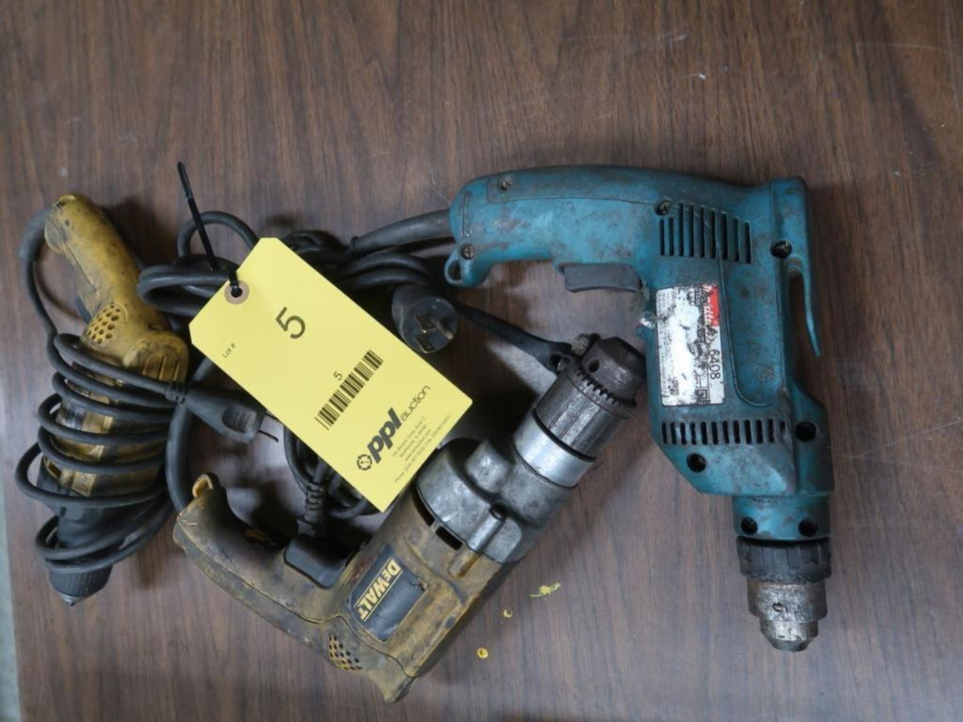 LOT: (3) Assorted Drills