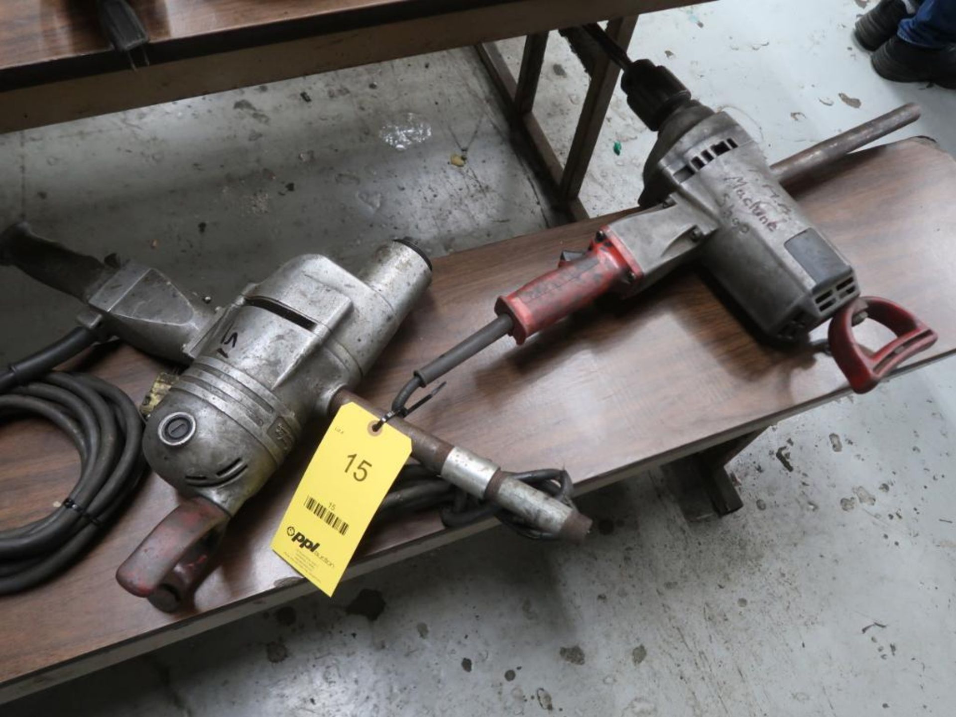 LOT: (2) Milwaukee 3/4 in. Drills (one needs repair)