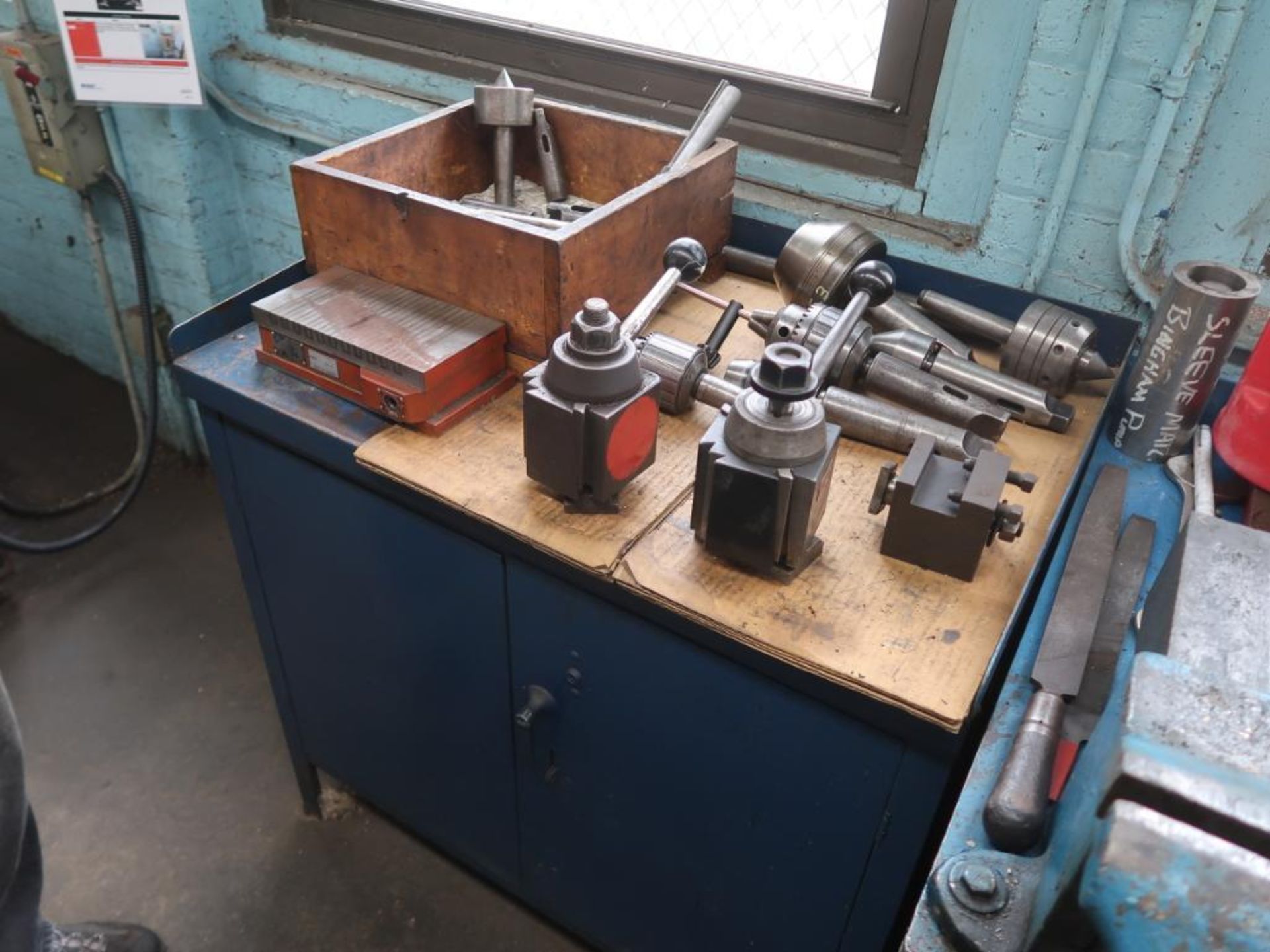 LOT: Assorted Lathe Tooling & Cabinet - Image 2 of 2