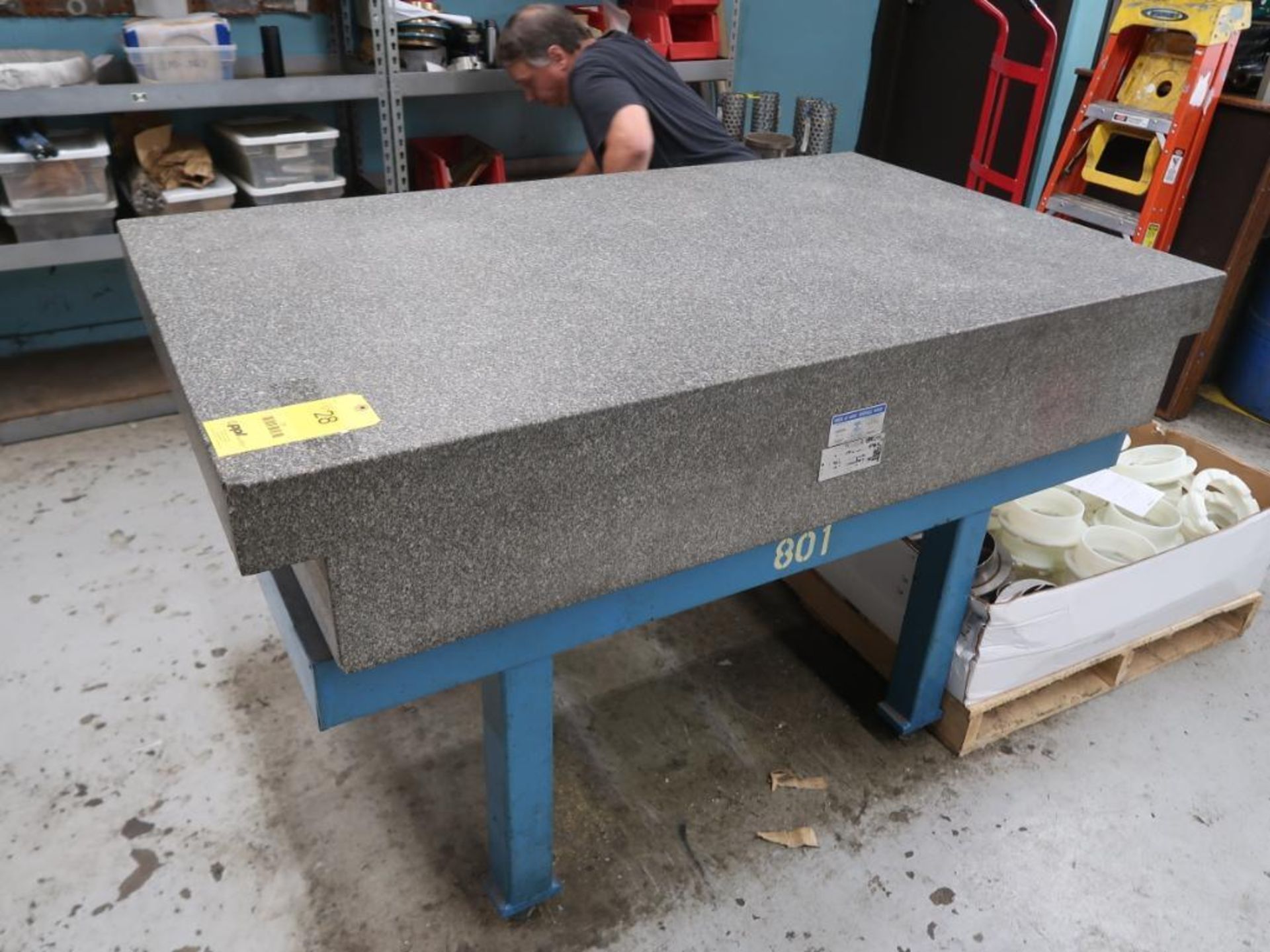 36 in. x 60 in. x 10 in. Granite Surface Plate, S/N 15495024-781