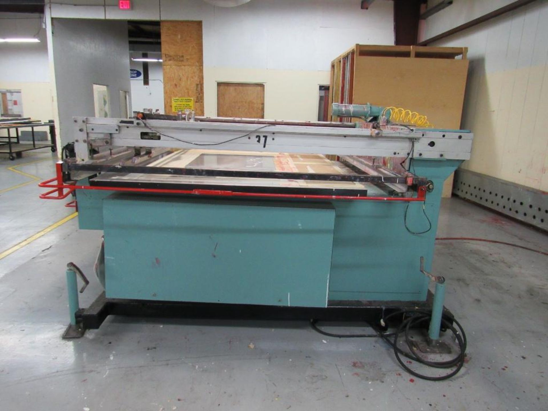 American 64 in. x 87 in. Viking Screen Printers, with Carriage, Power Squeegee (Screen Room) ( - Image 3 of 4