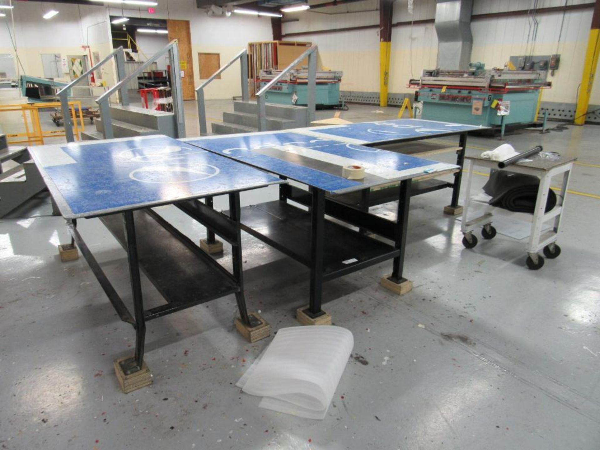 LOT: (3) Metal Work Tables (LOCATED IN SOUTH MILWAUKEE, WI)