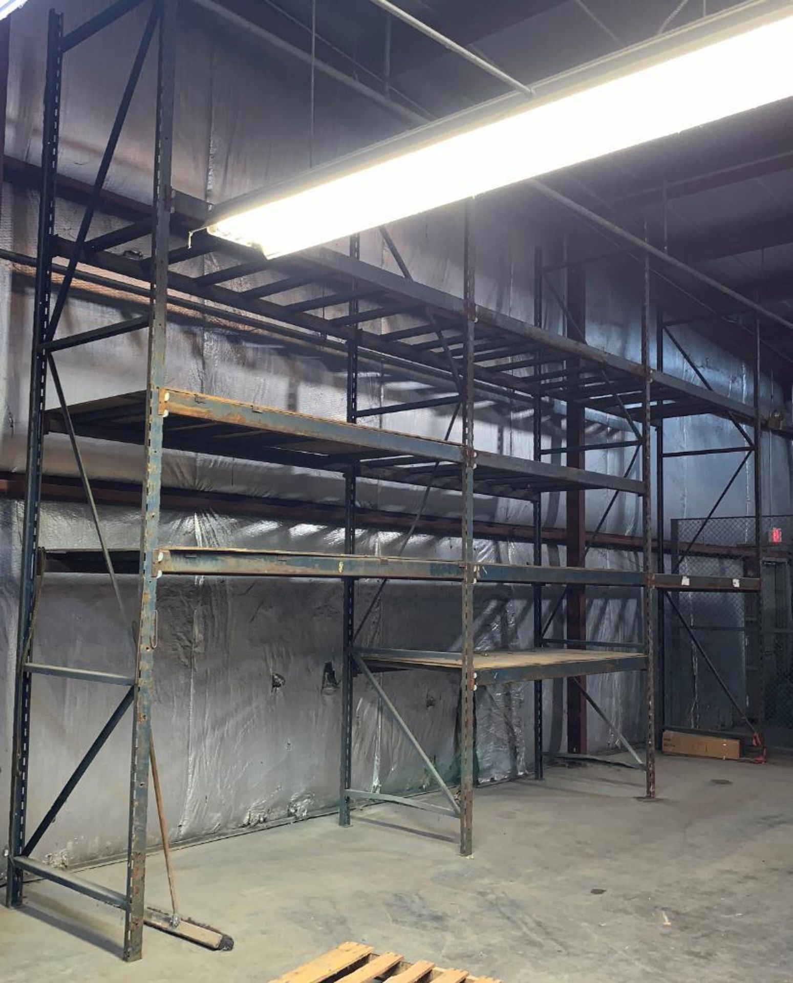 LOT: (3) Sections 8 ft. W x 4 ft. D x 16 ft. H Pallet Rack (LOCATED IN MT. VERNON, IL)