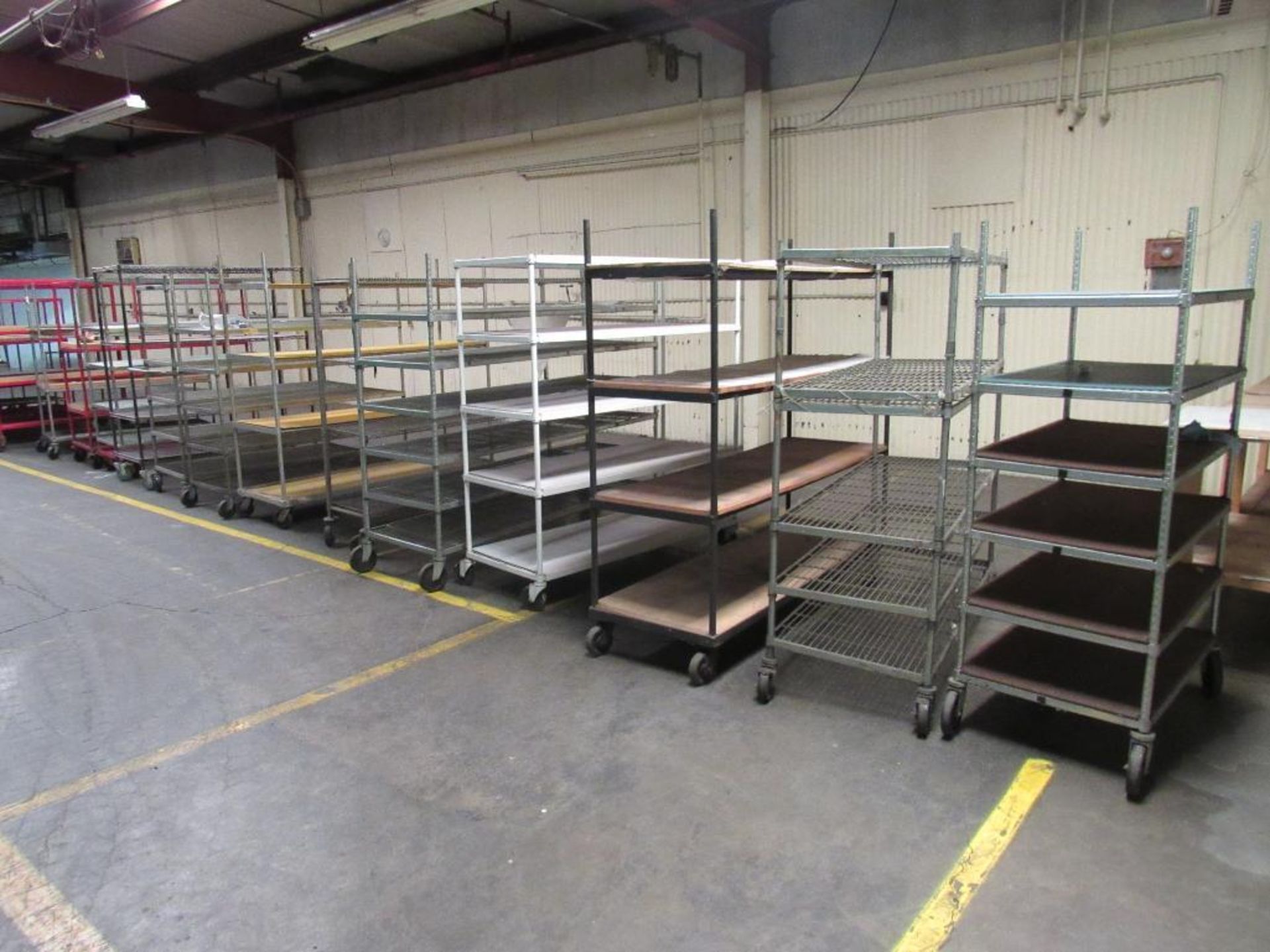 LOT: Large Quantity of Baker Racks Wire with Wheels (LOCATED IN SOUTH MILWAUKEE, WI) - Image 2 of 3