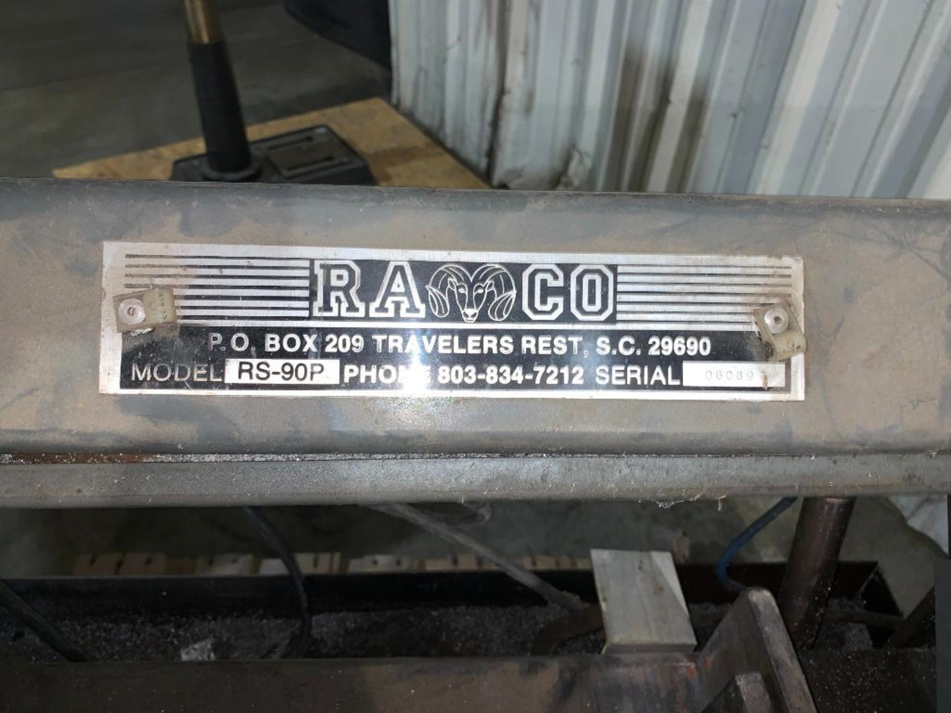 Ramco Horizontal Saw Model RS-90P (LOCATED IN MT. VERNON, IL) - Image 2 of 2