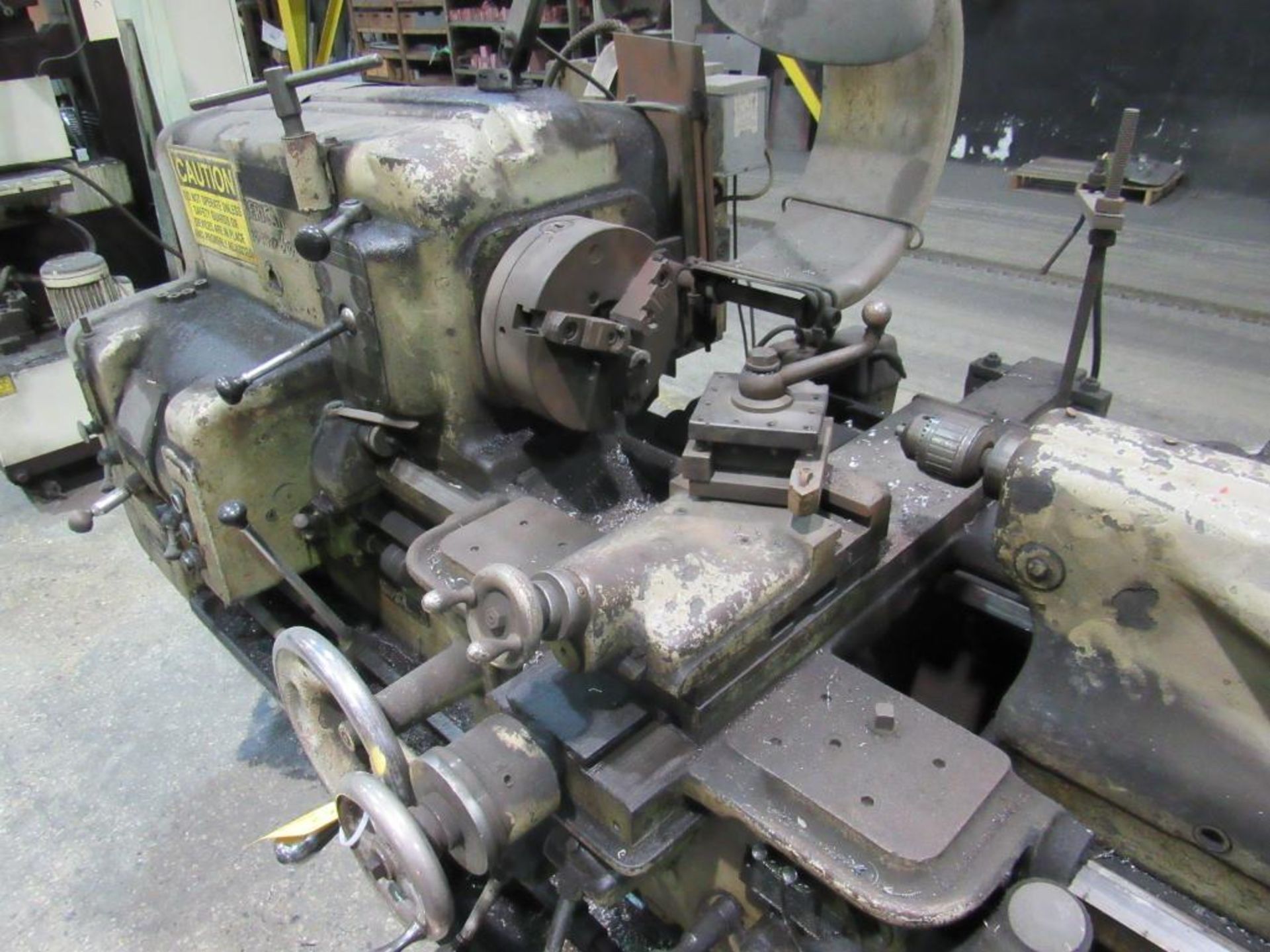 Engine Lathe, 8 in. Chuck, Threading, 17 - 1000 RPM, 1.5 in. Hole thru Spindle, Taper Attachment - Image 2 of 4