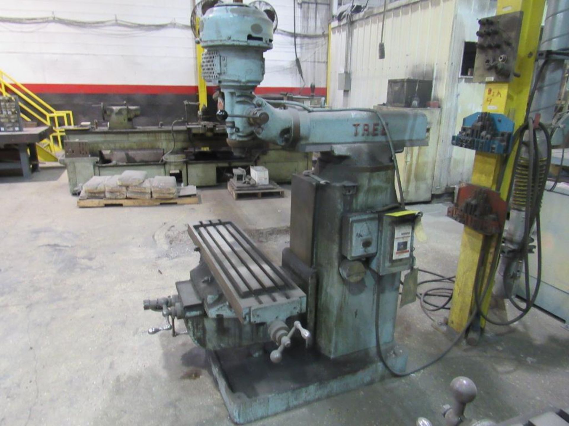 Tree Vertical Mill Model 2UV, 11 in. x 42 in. Table - Image 3 of 3