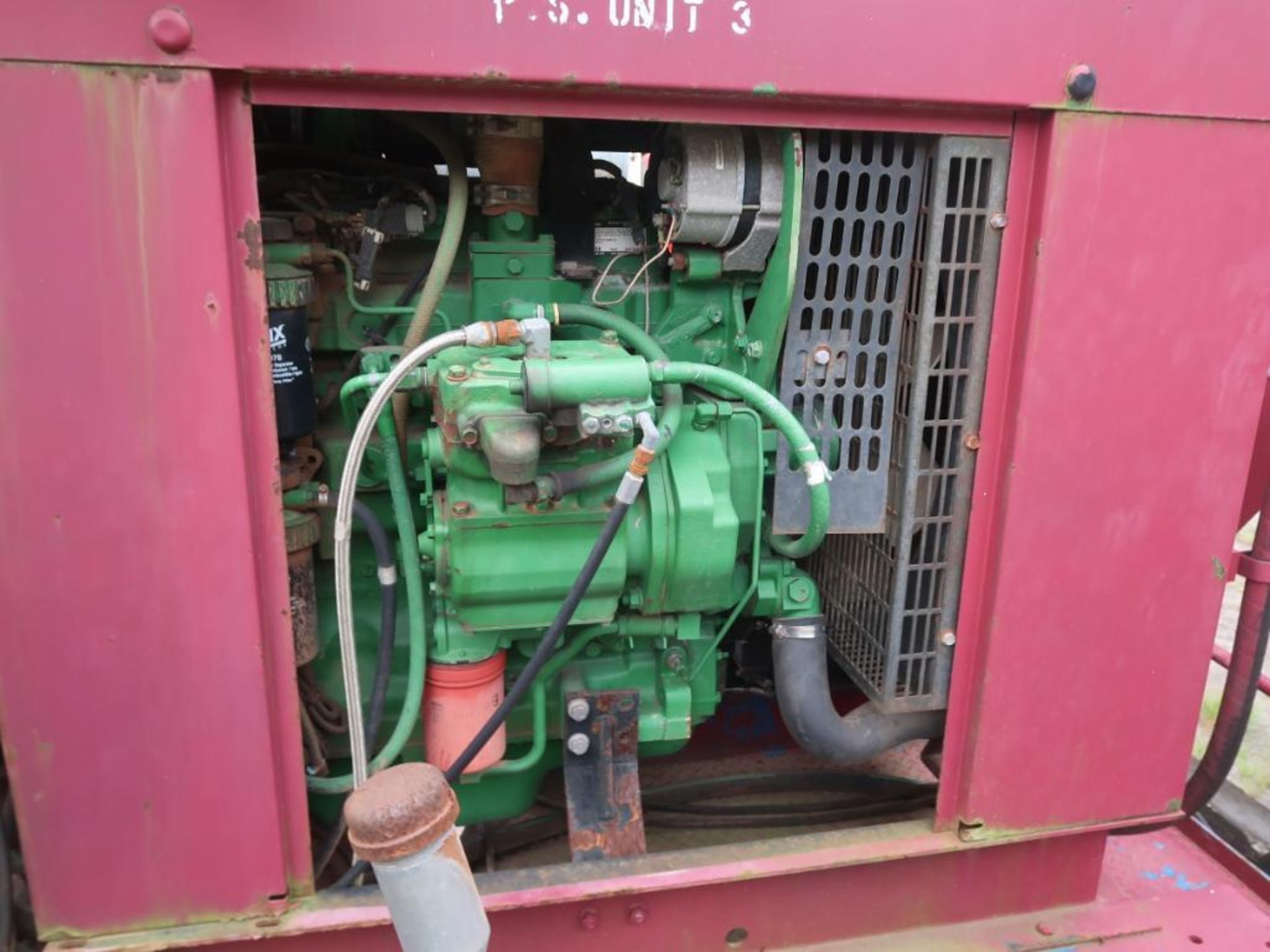 LOT: Power Swivel on Trailer, John Deere Diesel Motor, Hydraulics (LOCATED IN KNOXVILLE, ARKANSAS) - Image 13 of 15