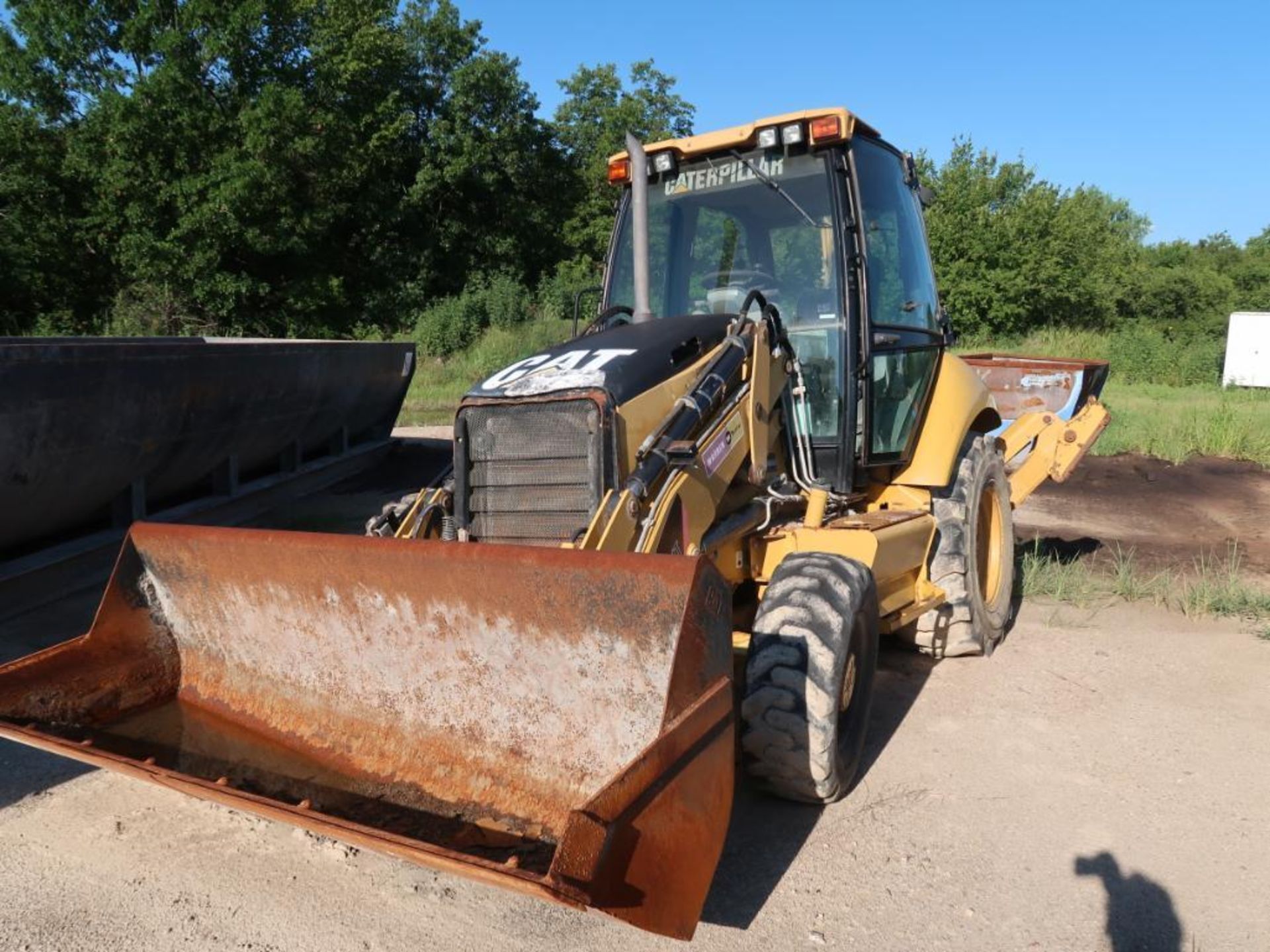 2011 Caterpillar Backhoe Model 420E, VIN CAT0420EHDAN01569, 102 in. General Purpose Bucket (#Hoe