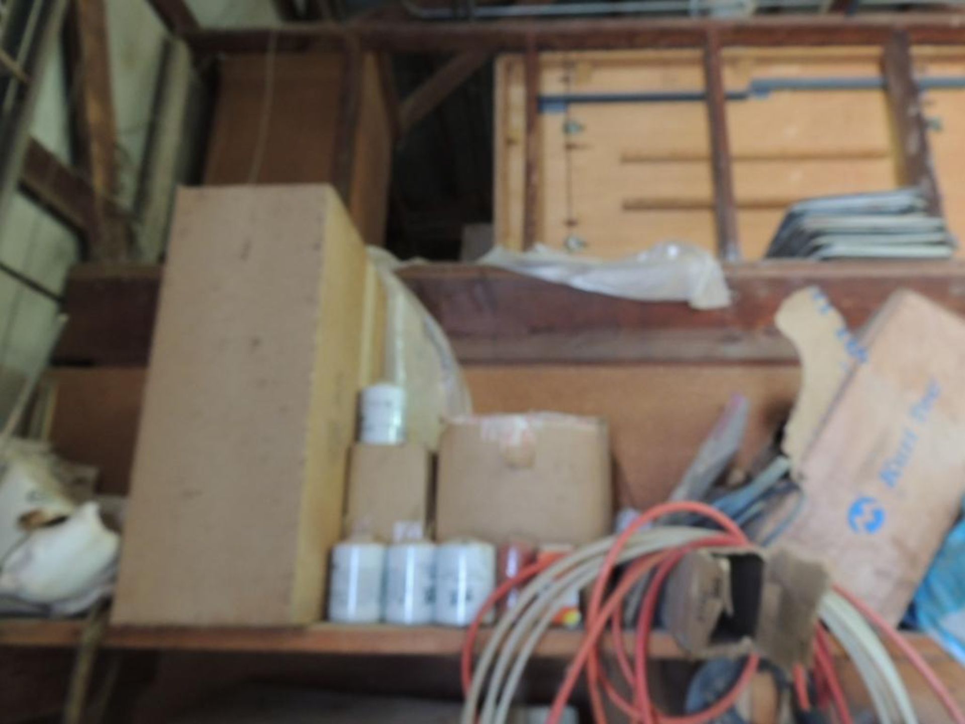 LOT: Steel Shelving Unit with Contents of Assorted Fittings, Valves, TXAM Pump Parts (LOCATED IN - Image 7 of 7