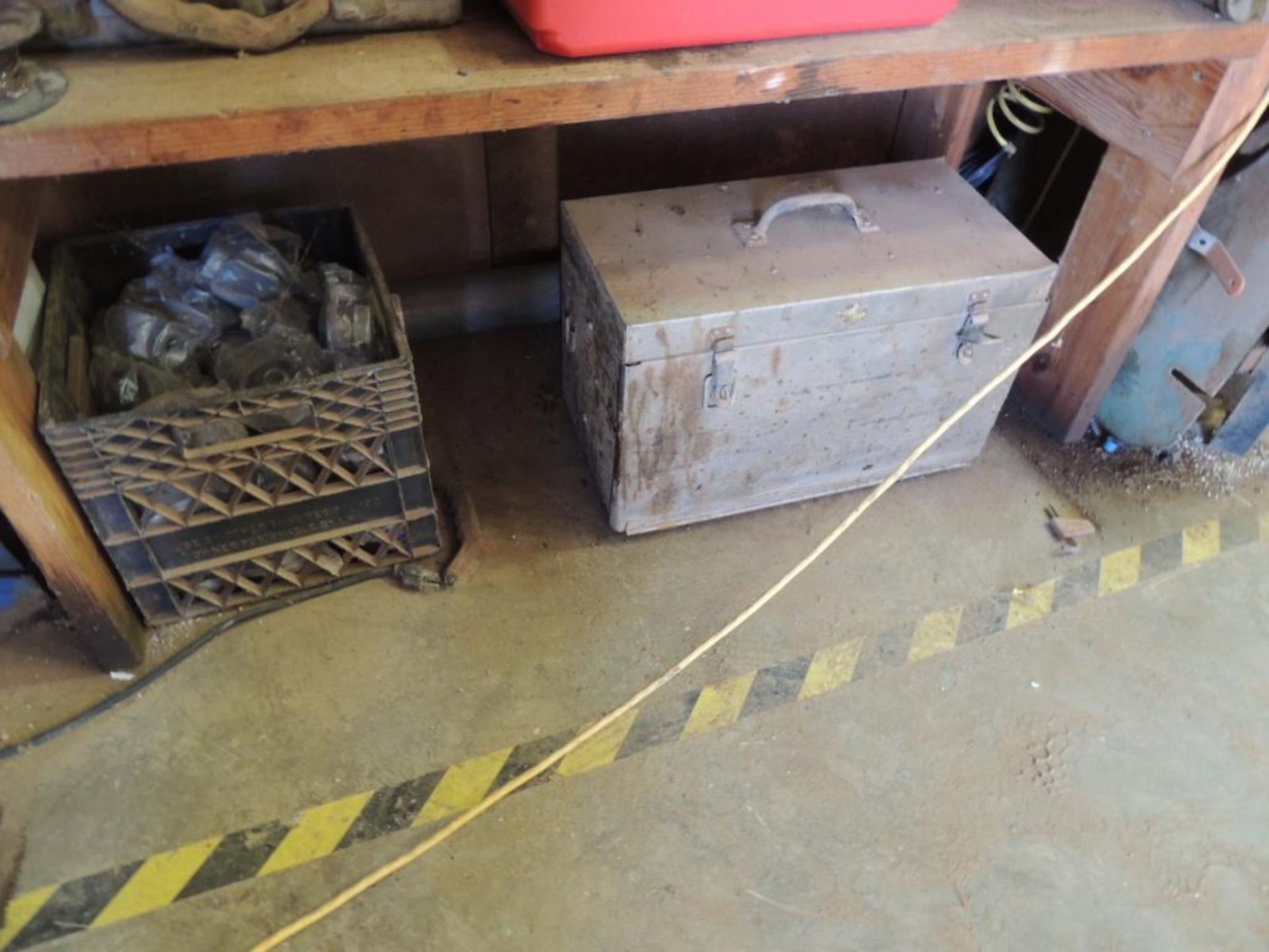 LOT: Steel Shelving Unit with Contents of Assorted Fittings, Valves, TXAM Pump Parts (LOCATED IN - Image 6 of 7