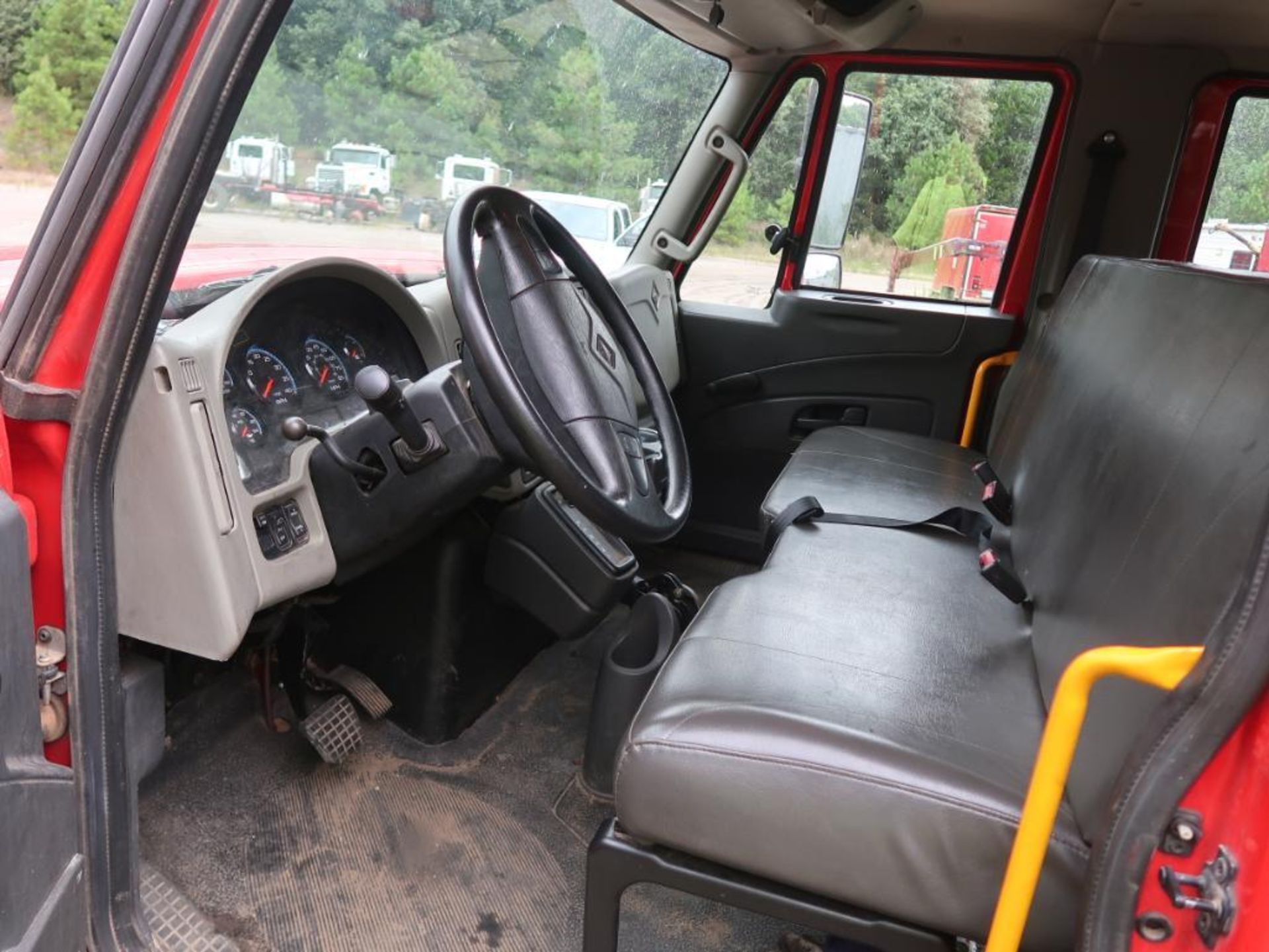 2015 International 4x4 Crew Cab Flatbed Roustabout Truck Model TerraStar SFA, VIN 1HTKPSKK4FH731882, - Image 7 of 9