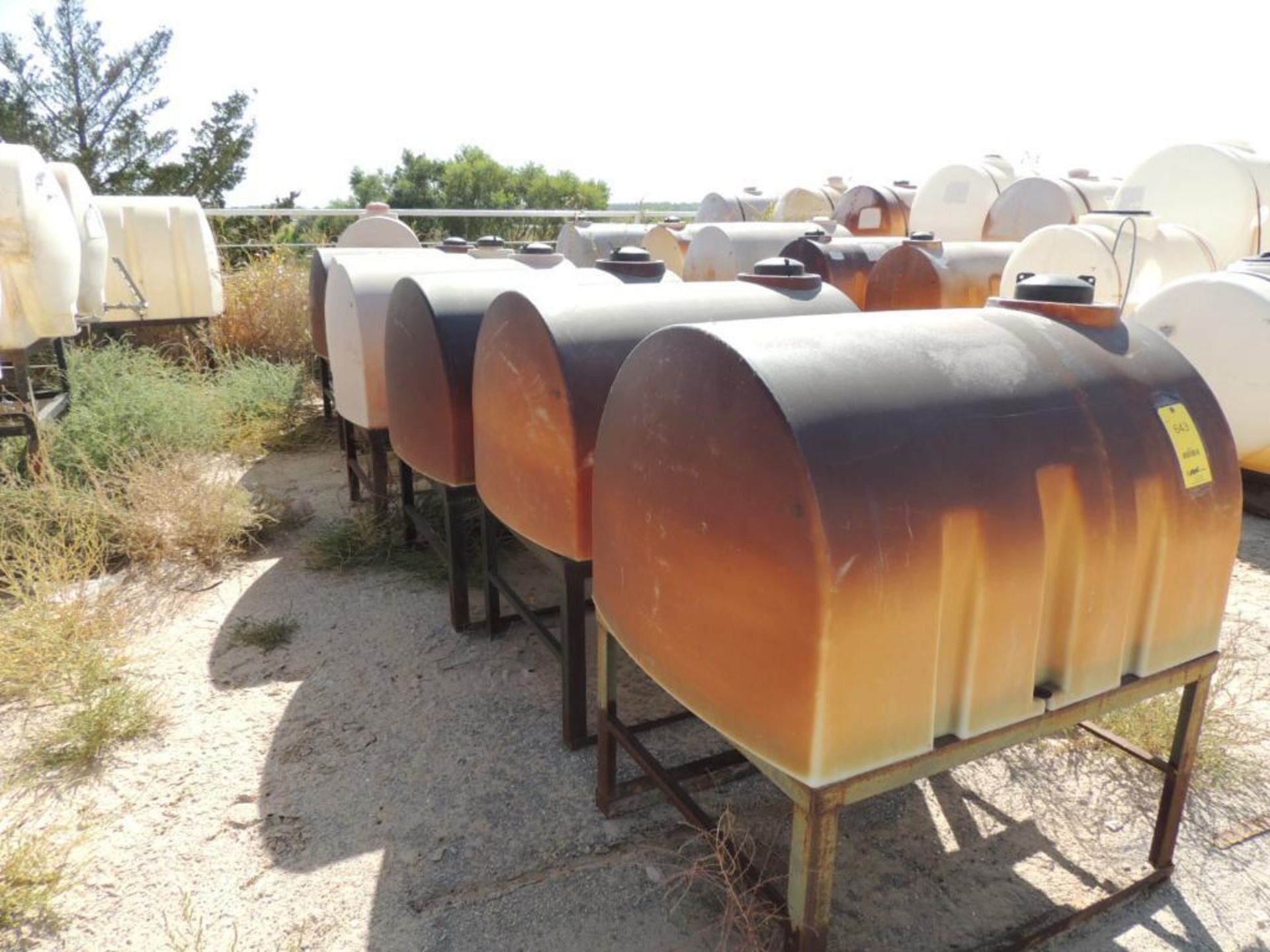 LOT: (8) Poly Tanks - (6) 130 Gallon, (2) 65 Gallon (LOCATED IN HENNESSEY, OK. - IN CHEM YARD) - Image 2 of 2