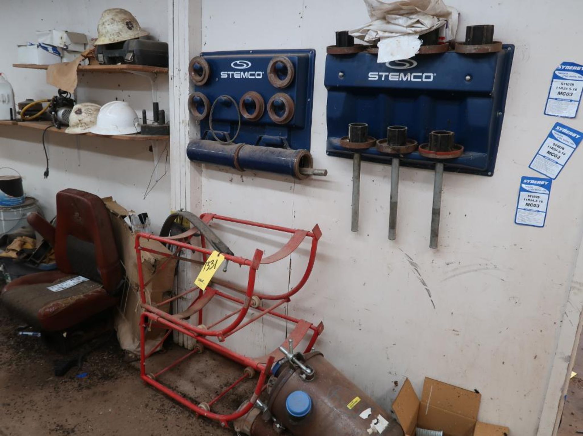 LOT: Balance of Garage Contents including Tools, Work Benches, Vise, Truck Parts, Pallet Rack, - Image 10 of 10