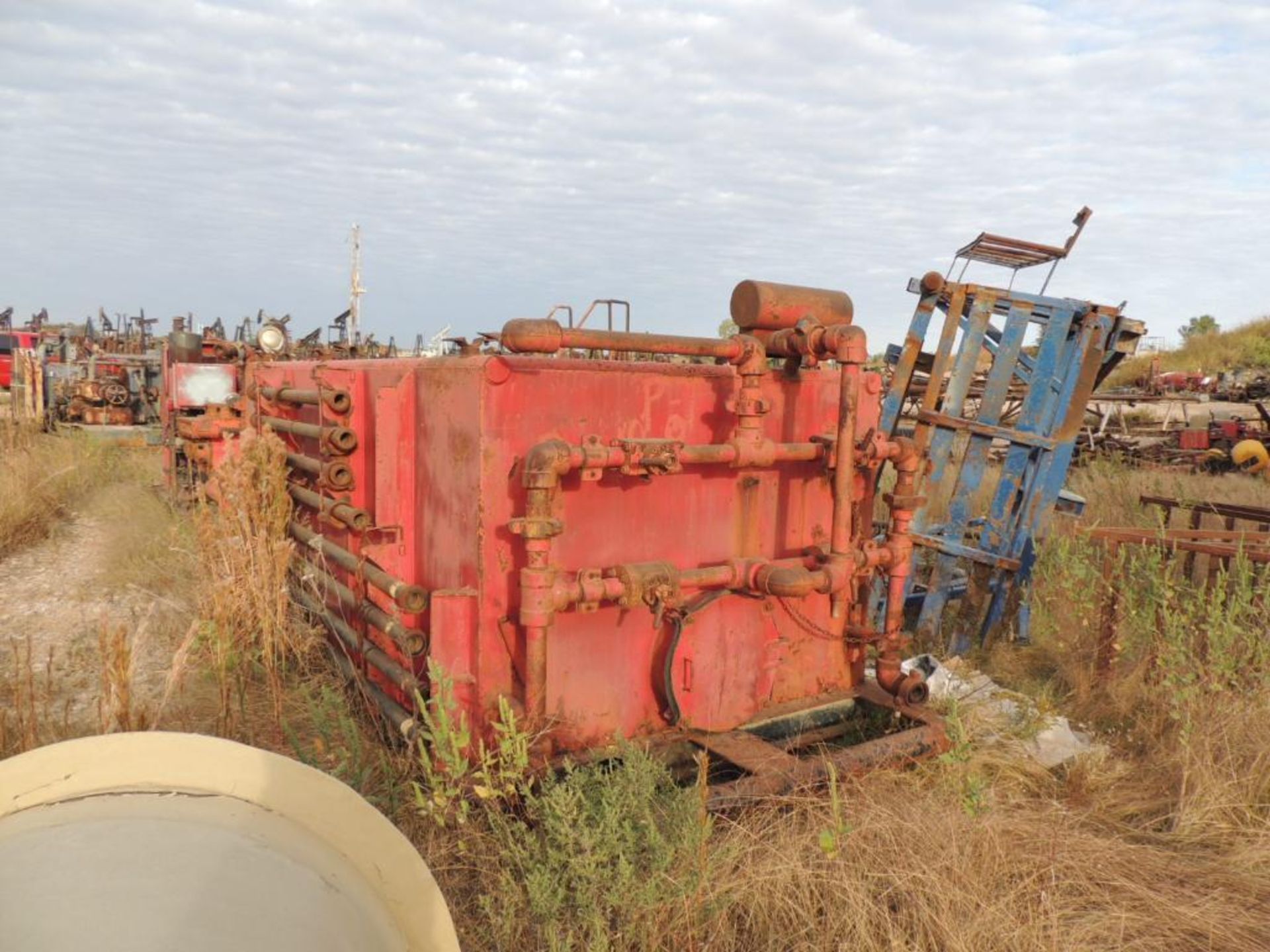 Skid mounted mud Pumpw/ Pit, Detroit 6V92, Gardner Denver Triplex Pump (Not In Service) (Located Low - Image 10 of 10