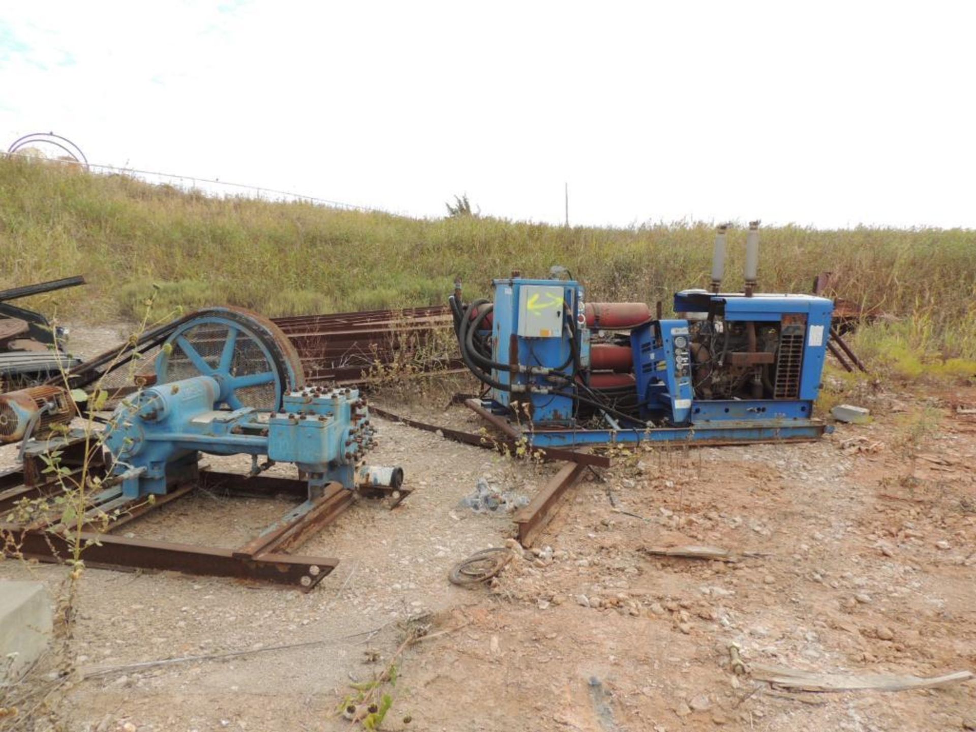 LOT: Assorted Used equipment, Pumps, Engines, Drawworks, Pipe, Drilling Platform, Scrap (Located Low - Image 7 of 32