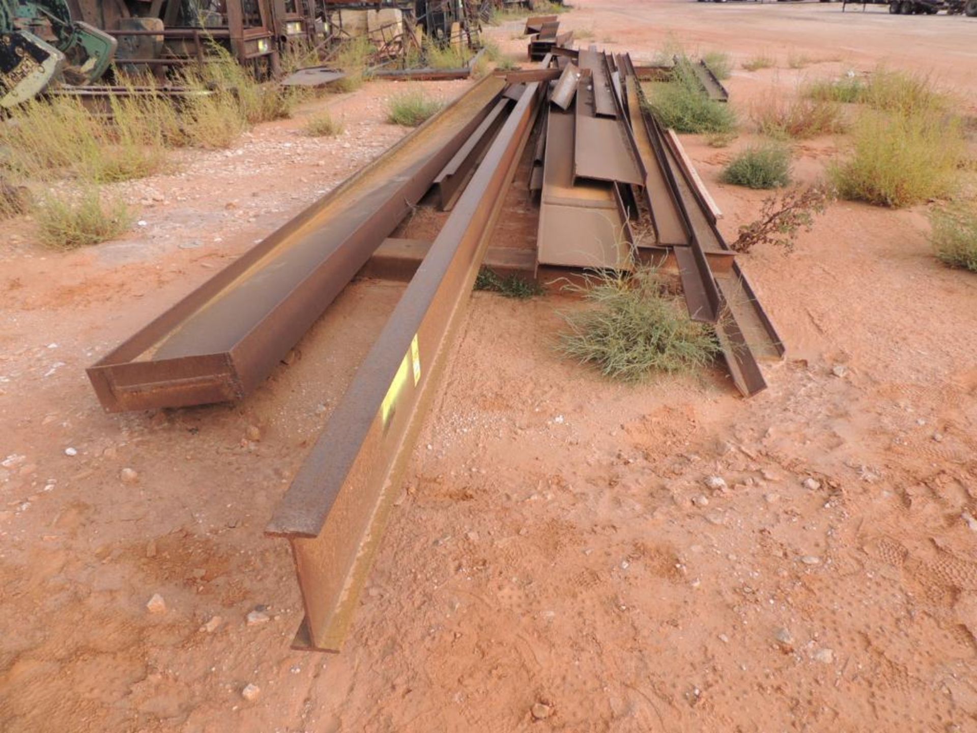 LOT: Assorted Steel Structural ShapesW-Beam, Angle, Channel (Located Lower Yard)(LOCATED IN HENNESSE - Image 2 of 4