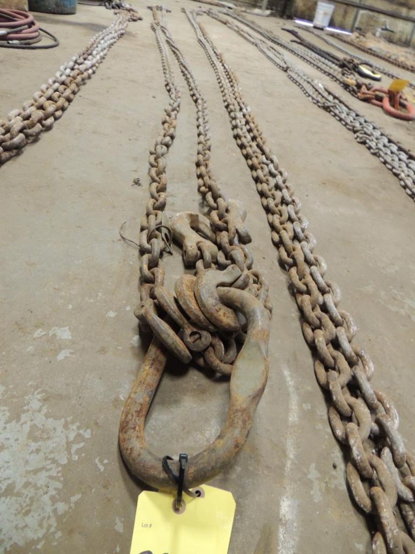 Chain Sling, 1/2 In. x 15 Ft. 2 Leg Adjustable (Located Cowboy Bldg)(LOCATED IN HENNESSEY, OK)