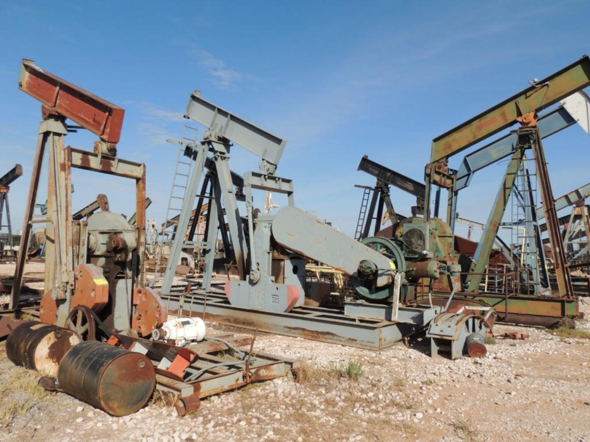 LOT: Large Quantity of Decomissioned Assorted Pump Jacks and Components, Counter Weights, Heads, Gea - Image 3 of 3