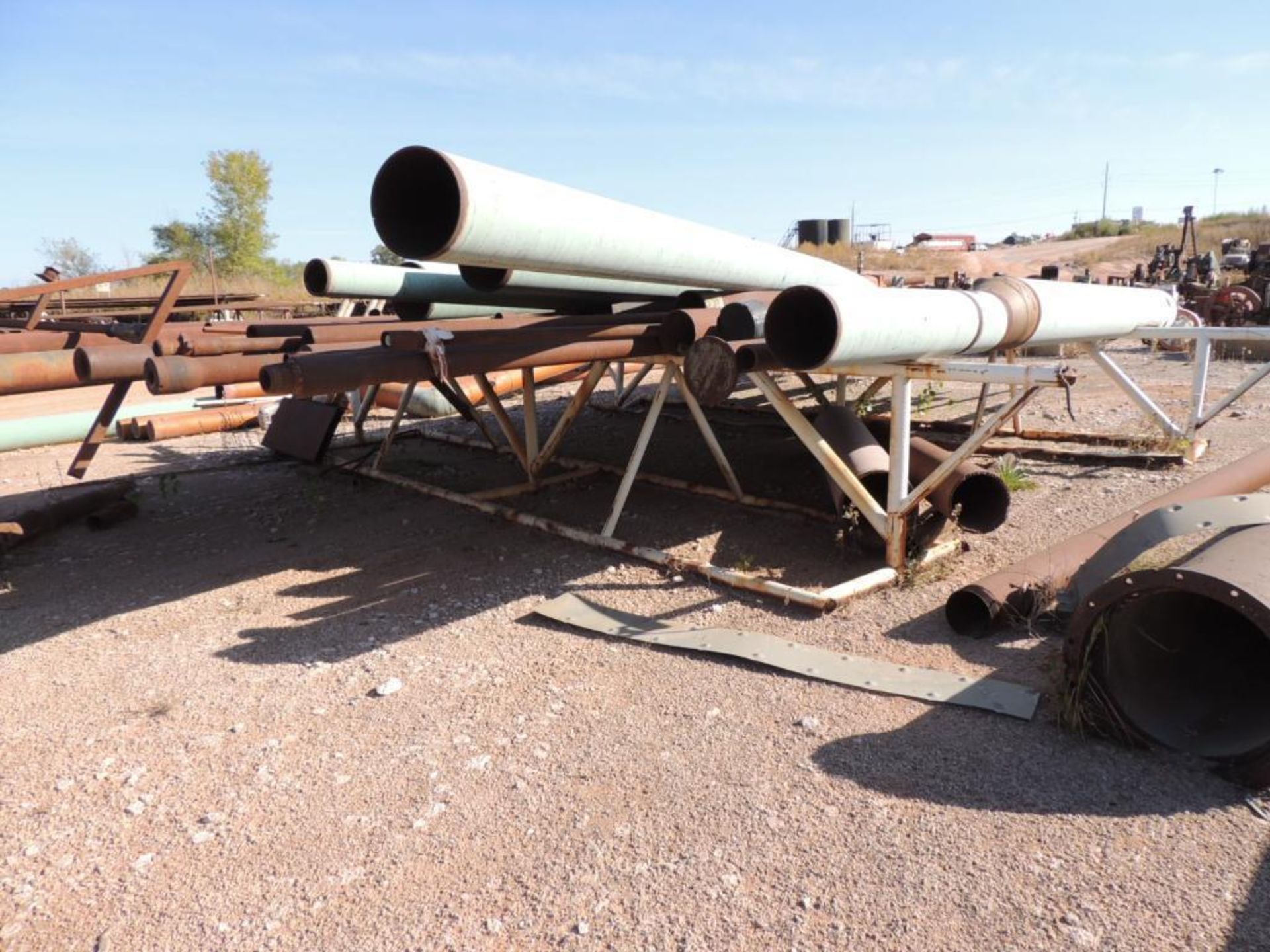 LOT: Large Quantity of Casing, Tubing and Pipe, Includes Pipe Racks (Located Lower Yard)(LOCATED IN - Image 8 of 16