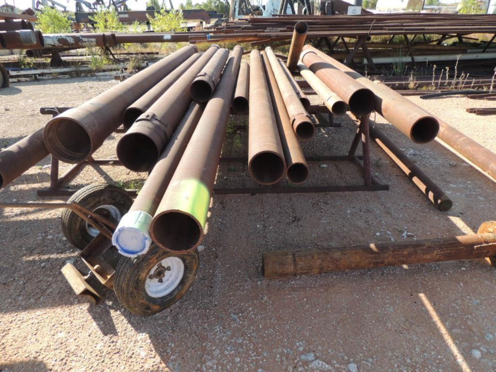 LOT: Large Quantity of Casing, Tubing and Pipe, Includes Pipe Racks (Located Lower Yard)(LOCATED IN - Image 4 of 16