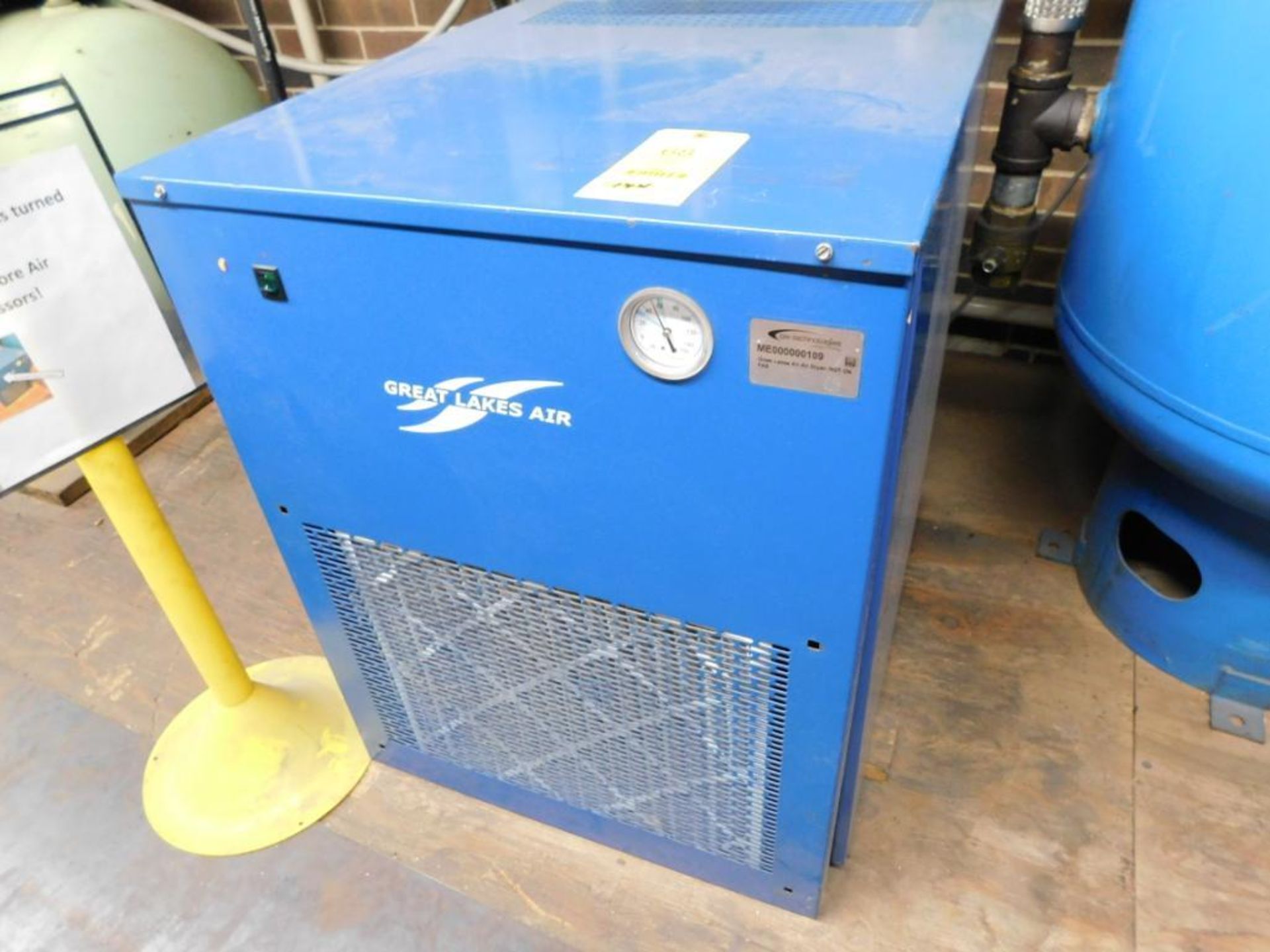 Great Lakes Refrigerated Air Dryer (DELAYED REMOVAL DECEMBER 7)