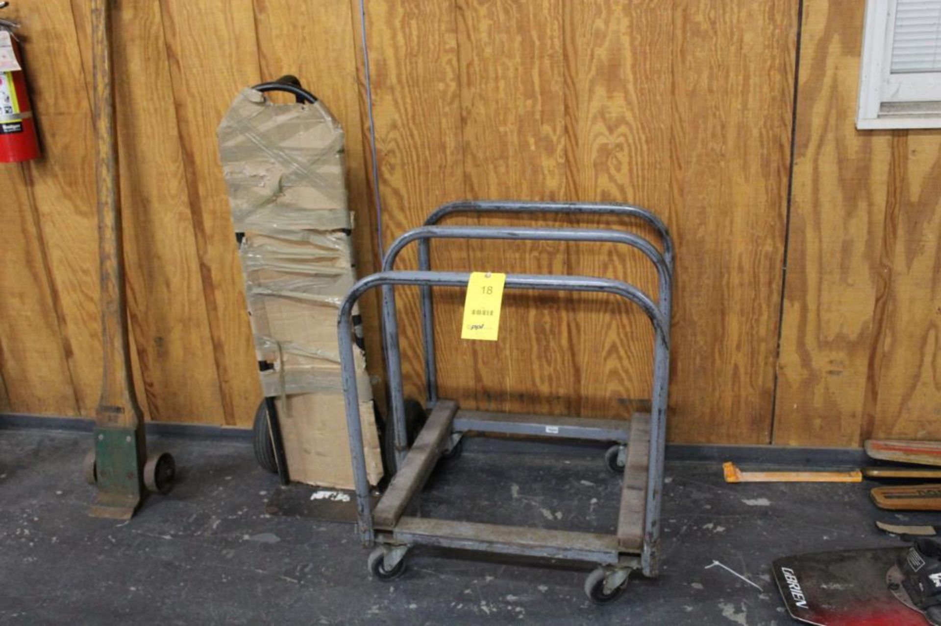 LOT: (1) Material Panel Truck & (1) Hand Dolly