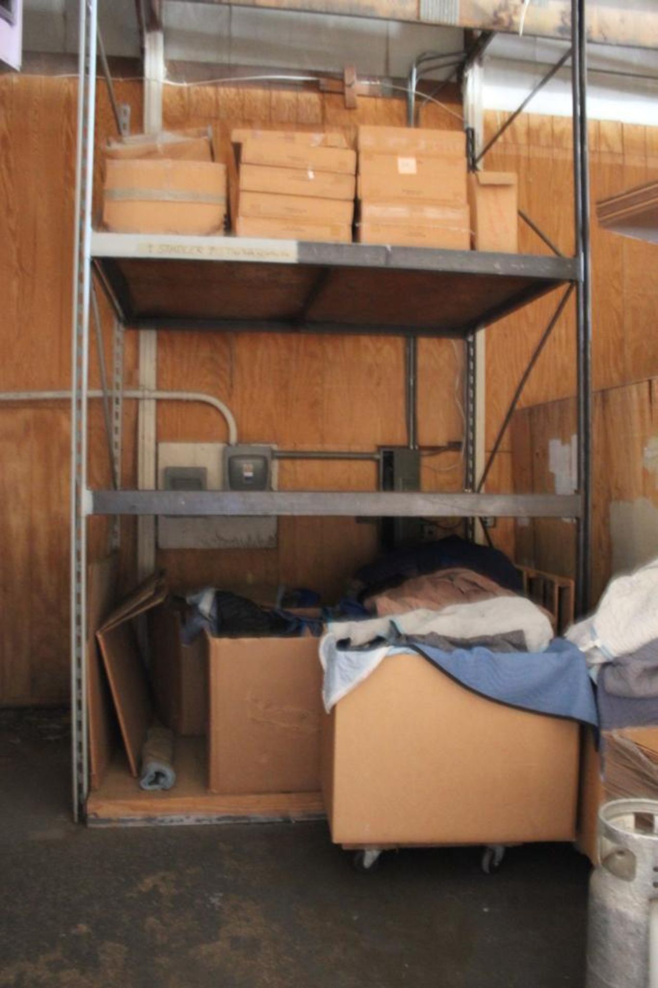 LOT: (2) Sets of Racking with Contents including Mattresses in Box, Moving Blankets in (8) Boxes (ho - Image 2 of 2